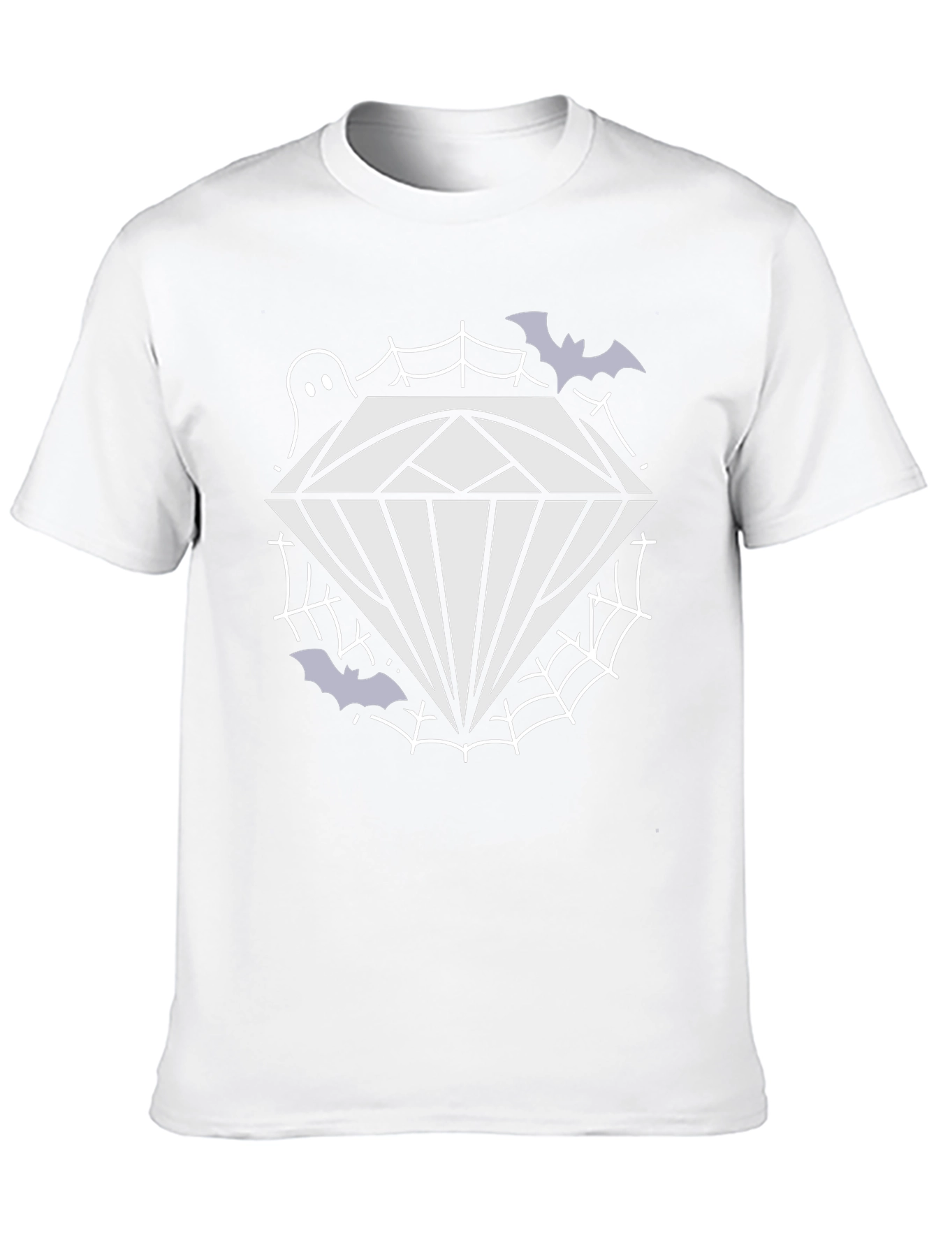 Spooky Diamond Graphic Tee - Halloween Style