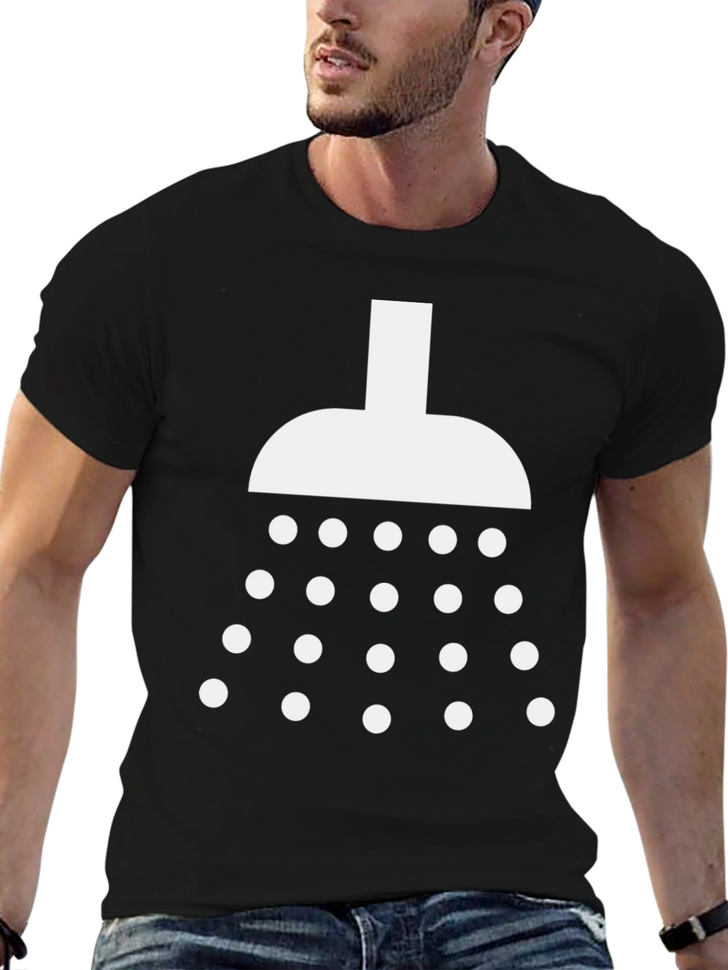 Shower Graphic Tee - Clean Humor T-Shirt