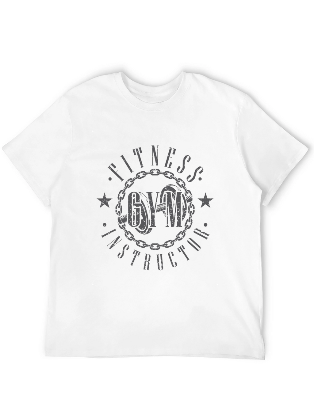 Fitness Gym Instructor Graphic Print Tee