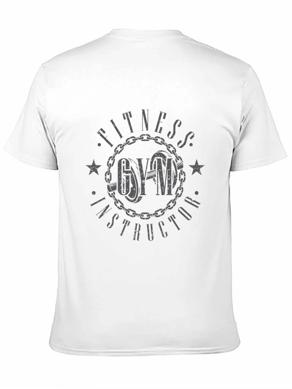 Fitness Gym Instructor Graphic Print Tee