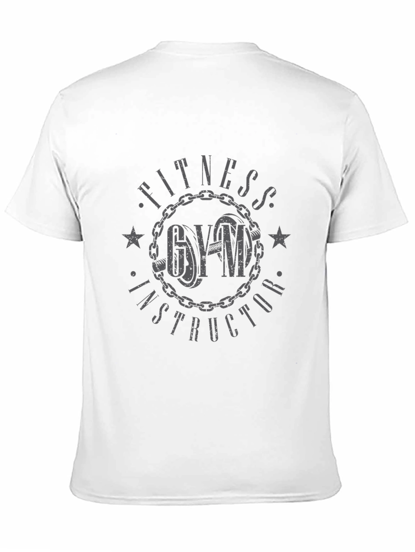 Fitness Gym Instructor Graphic Print Tee