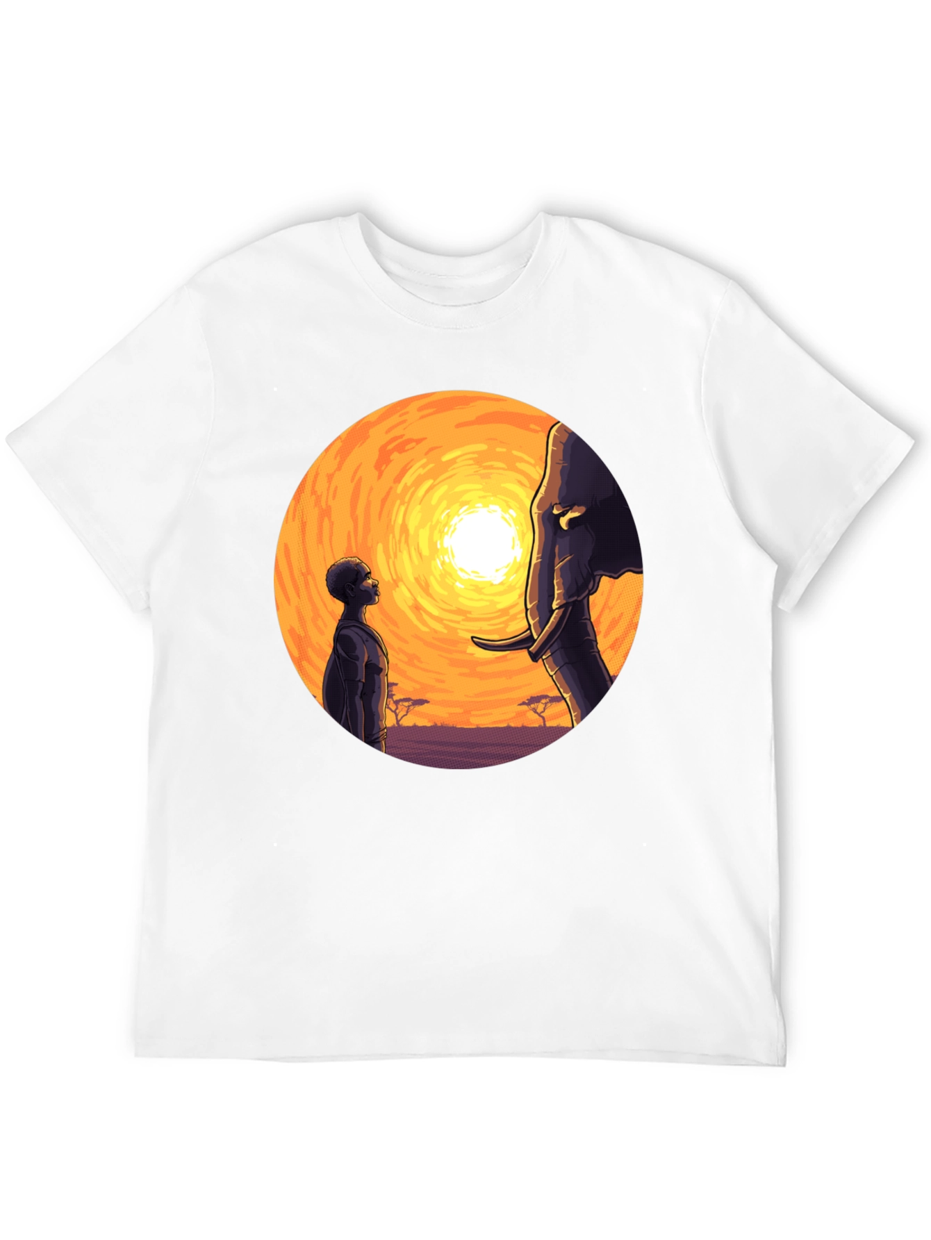 African Sunset Graphic Tee
