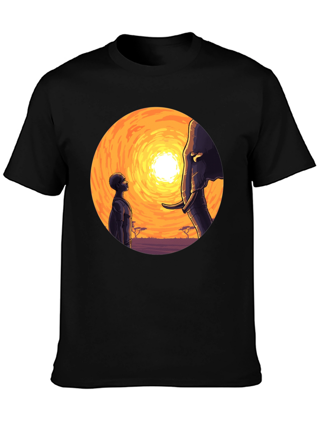 African Sunset Graphic Tee