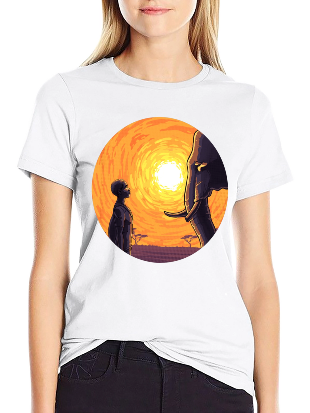 African Sunset Graphic Tee