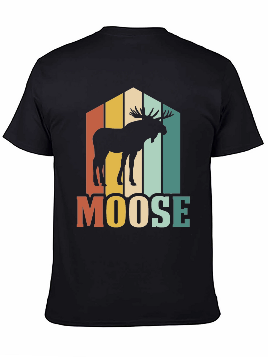 Retro Moose Graphic T-Shirt