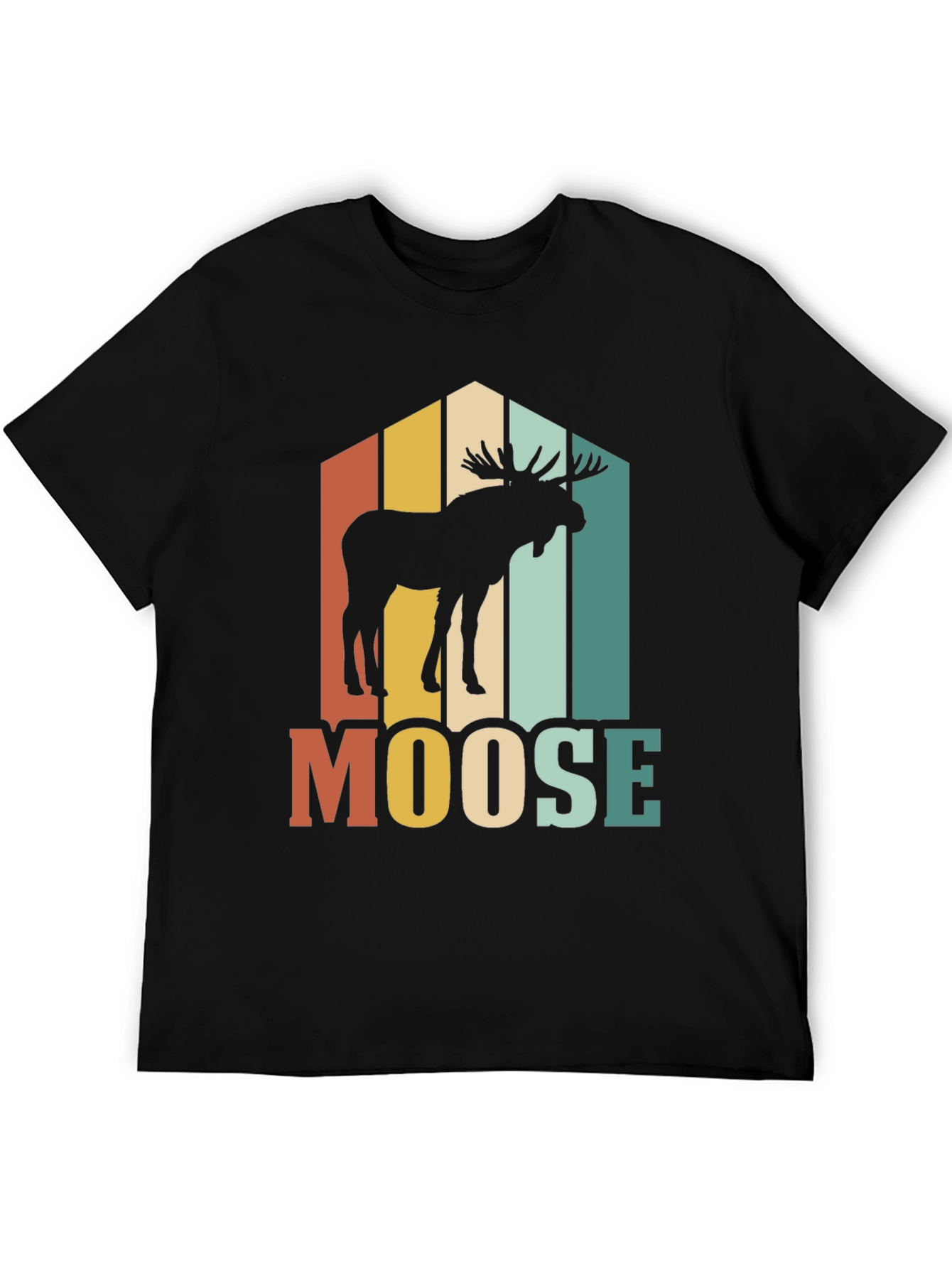 Retro Moose Graphic T-Shirt