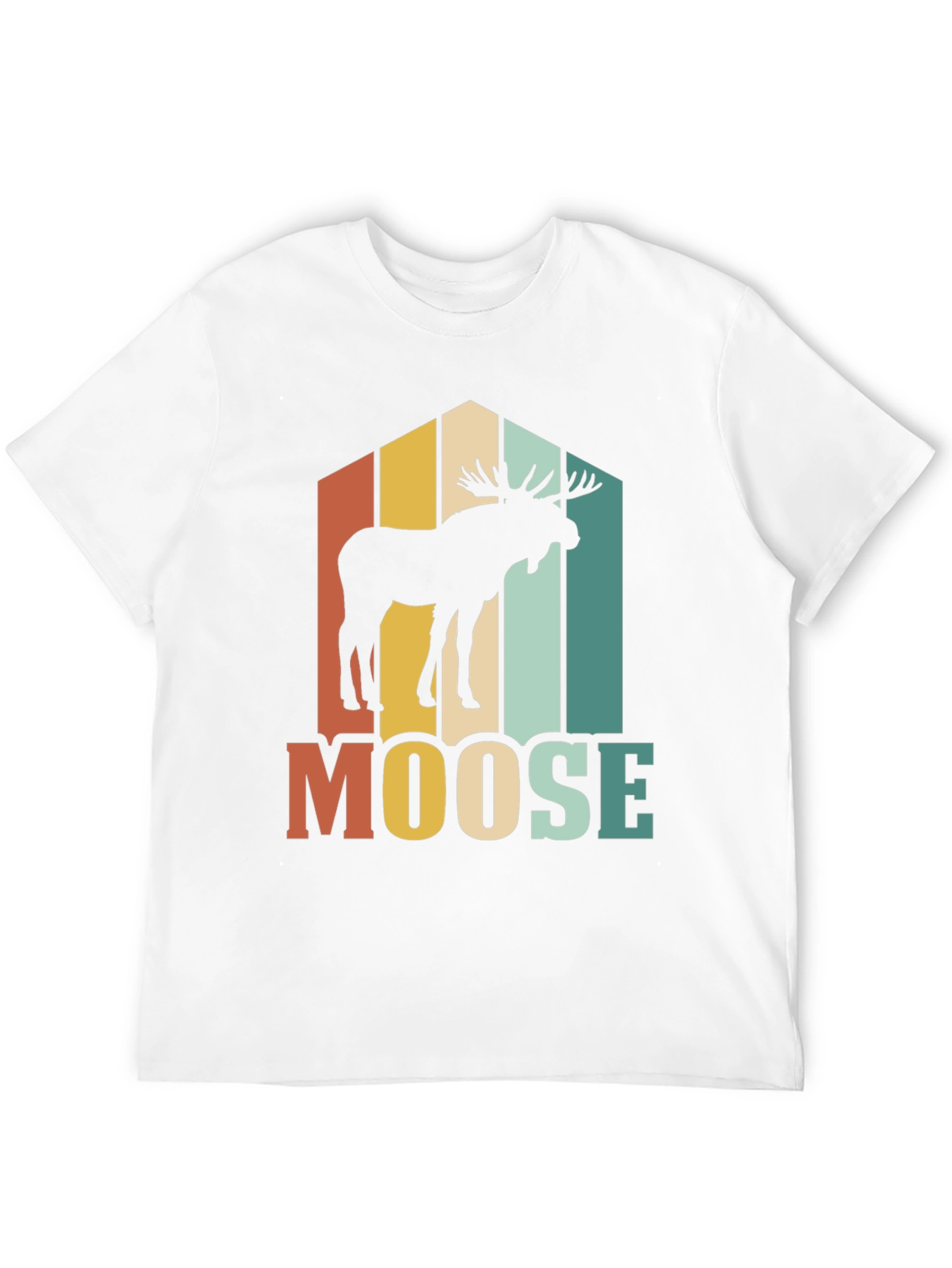Retro Moose Graphic T-Shirt