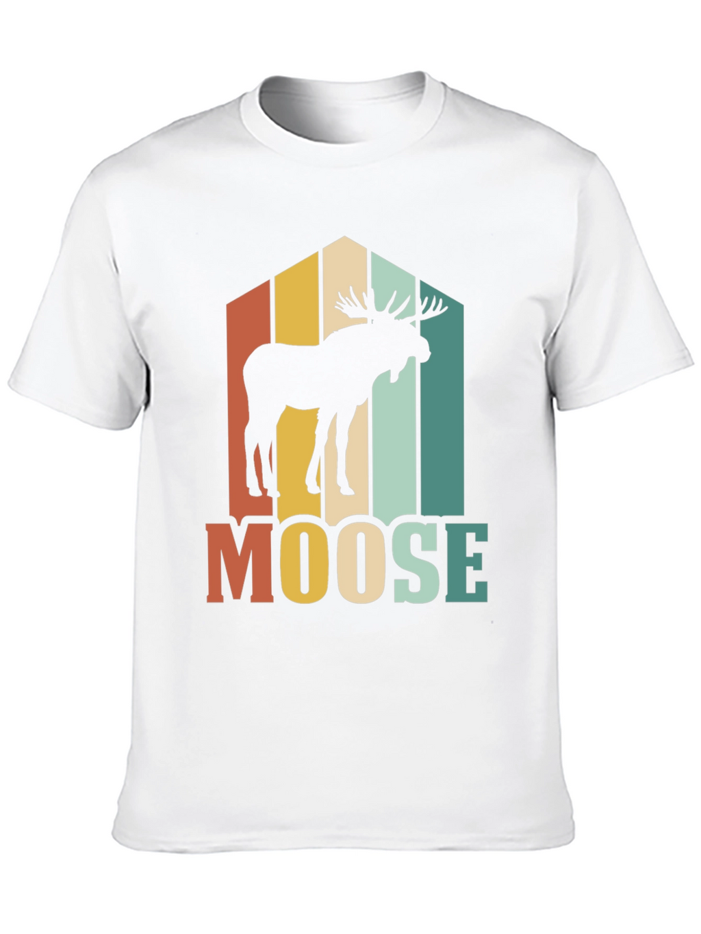 Retro Moose Graphic T-Shirt