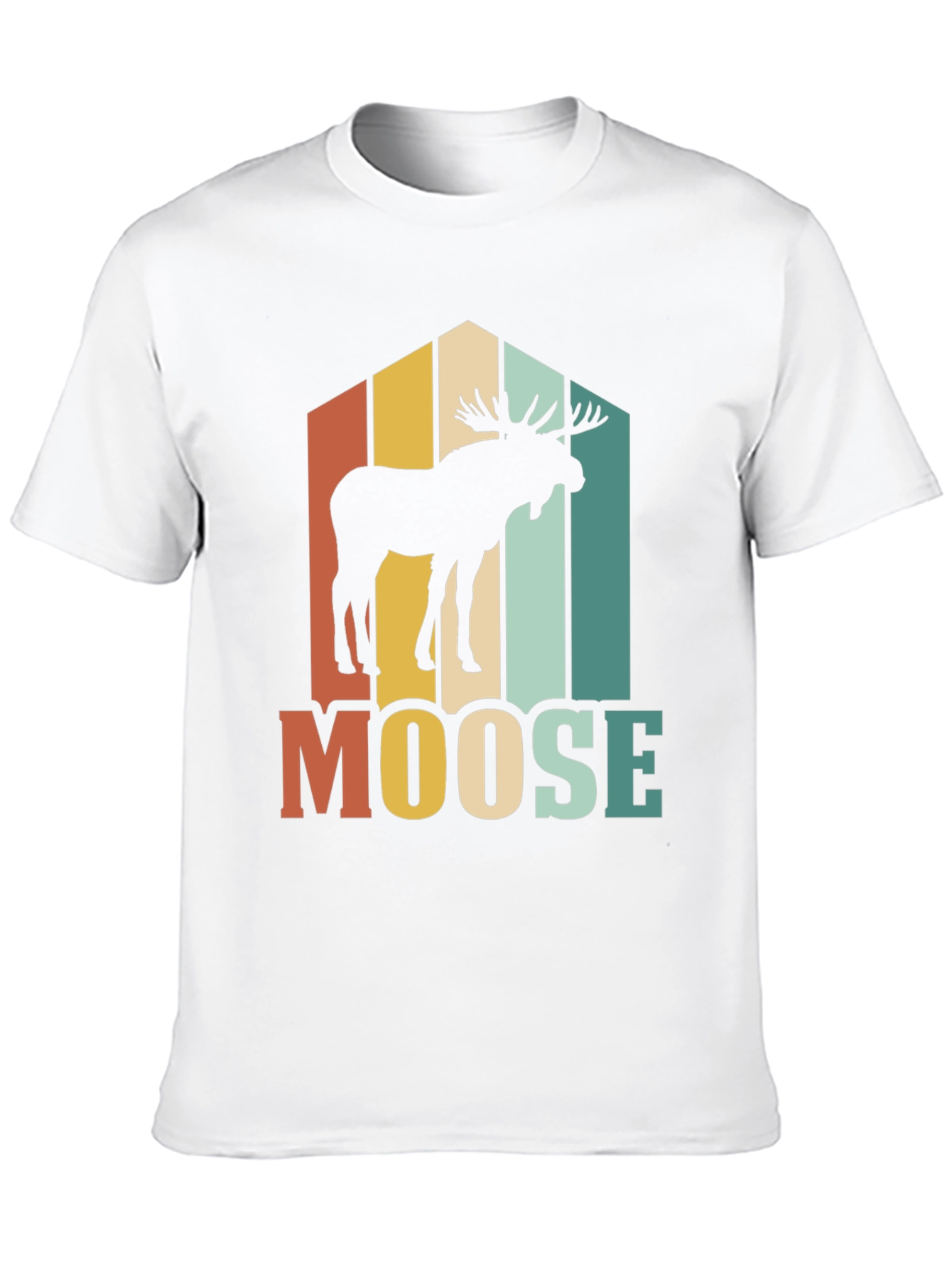 Retro Moose Graphic T-Shirt