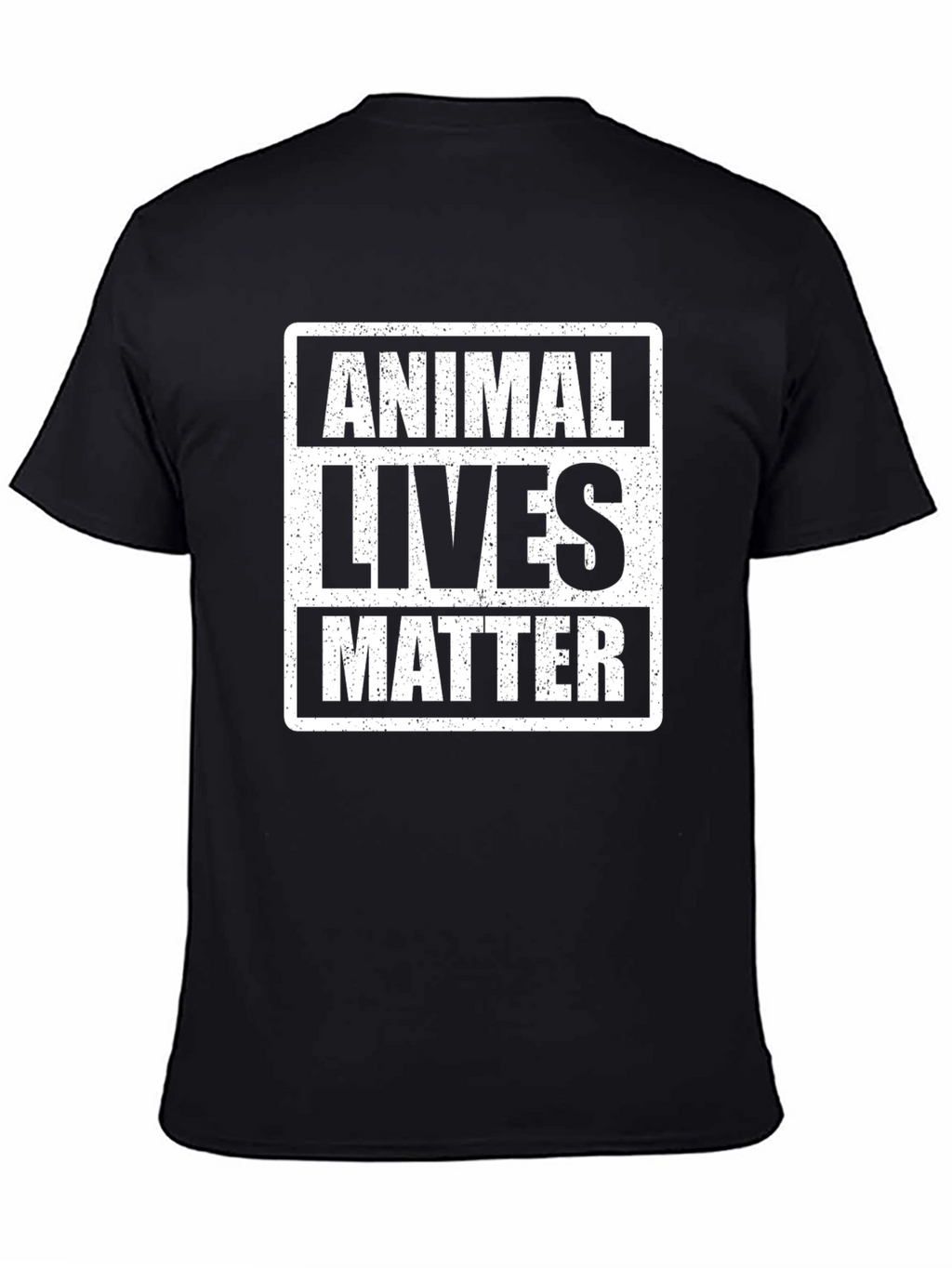 Animal Lives Matter Graphic Tee - Black