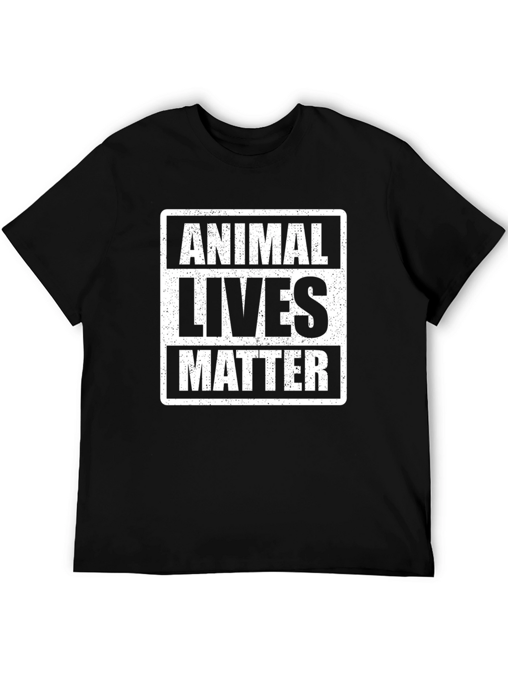 Animal Lives Matter Graphic Tee - Black