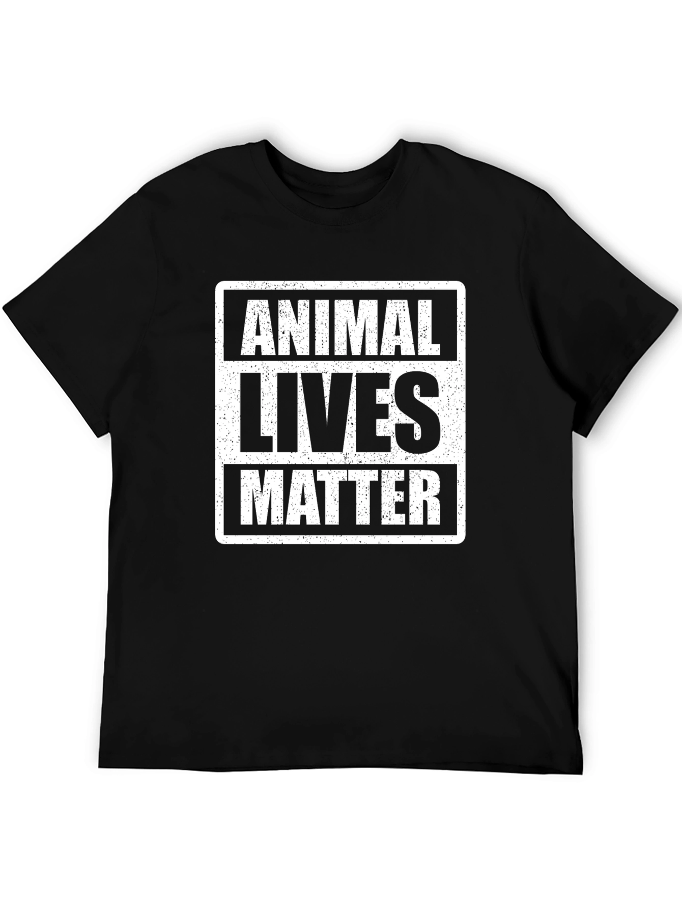 Animal Lives Matter Graphic Tee - Black