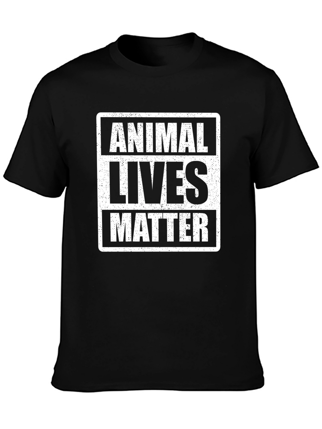 Animal Lives Matter Graphic Tee - Black