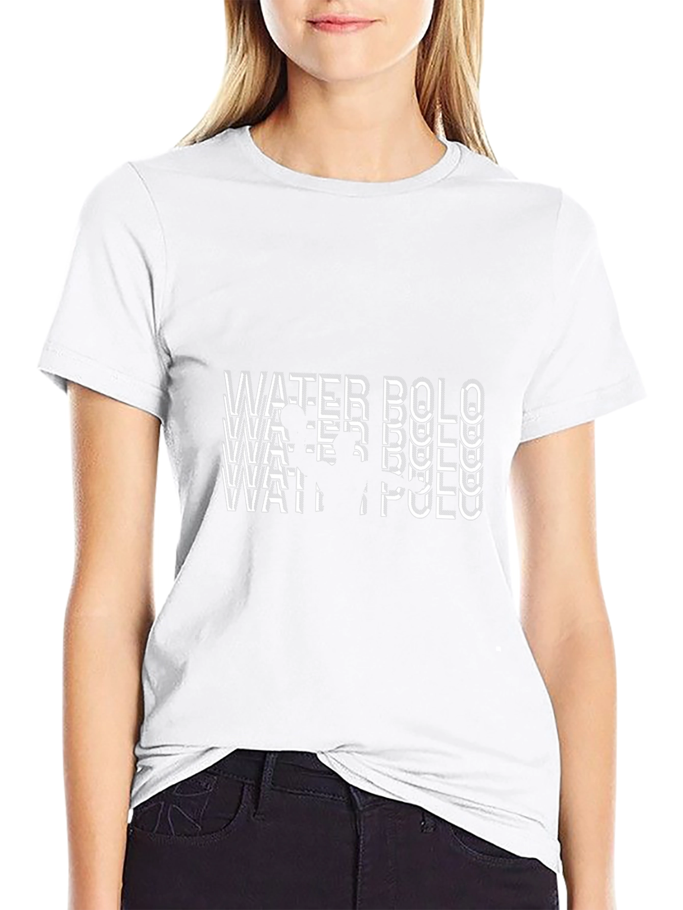 Water Polo Graphic Black T-Shirt
