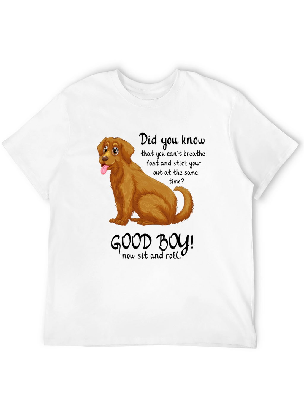 Funny Dog T-Shirt Good Boy Design