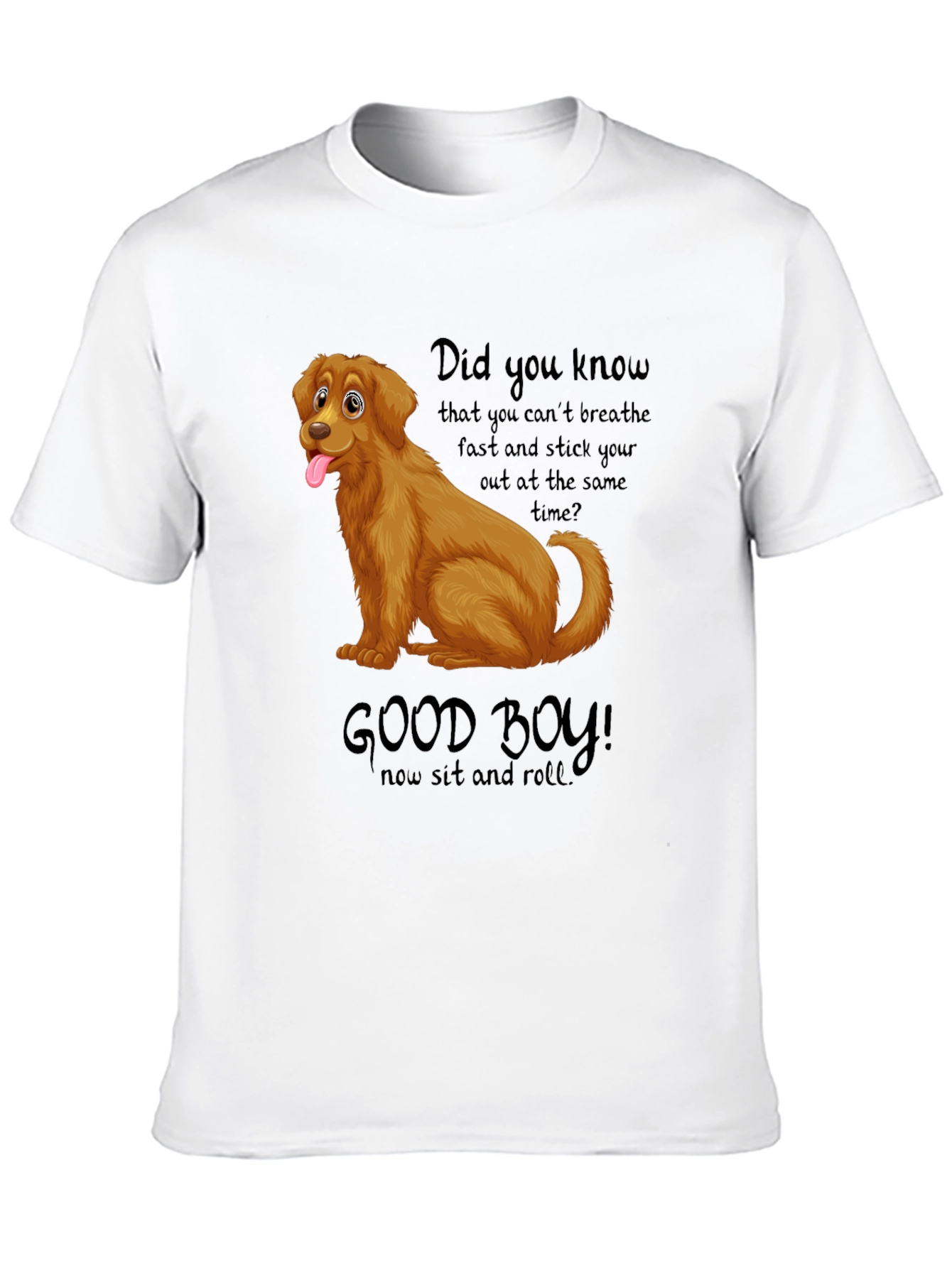 Funny Dog T-Shirt Good Boy Design