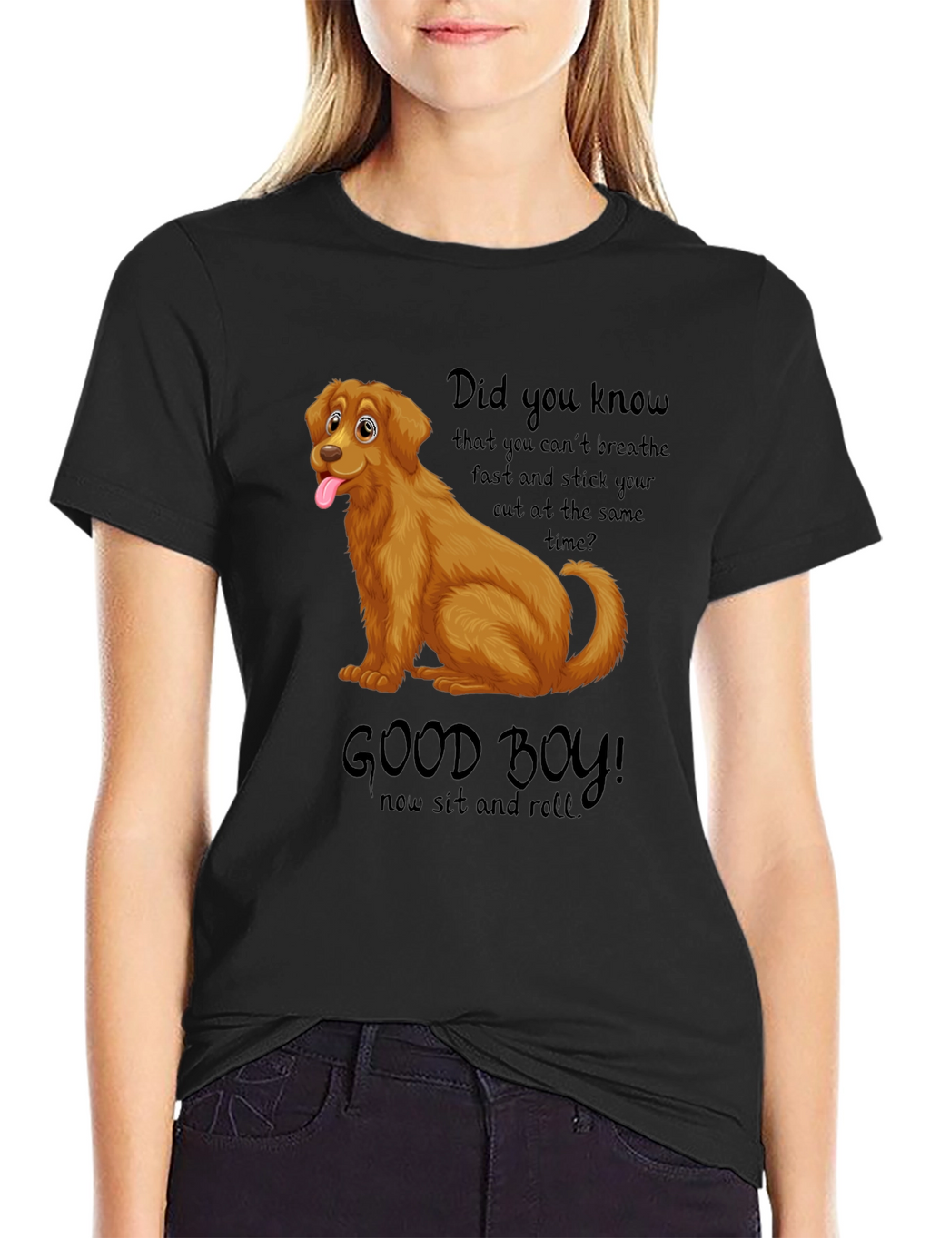 Funny Dog T-Shirt Good Boy Design