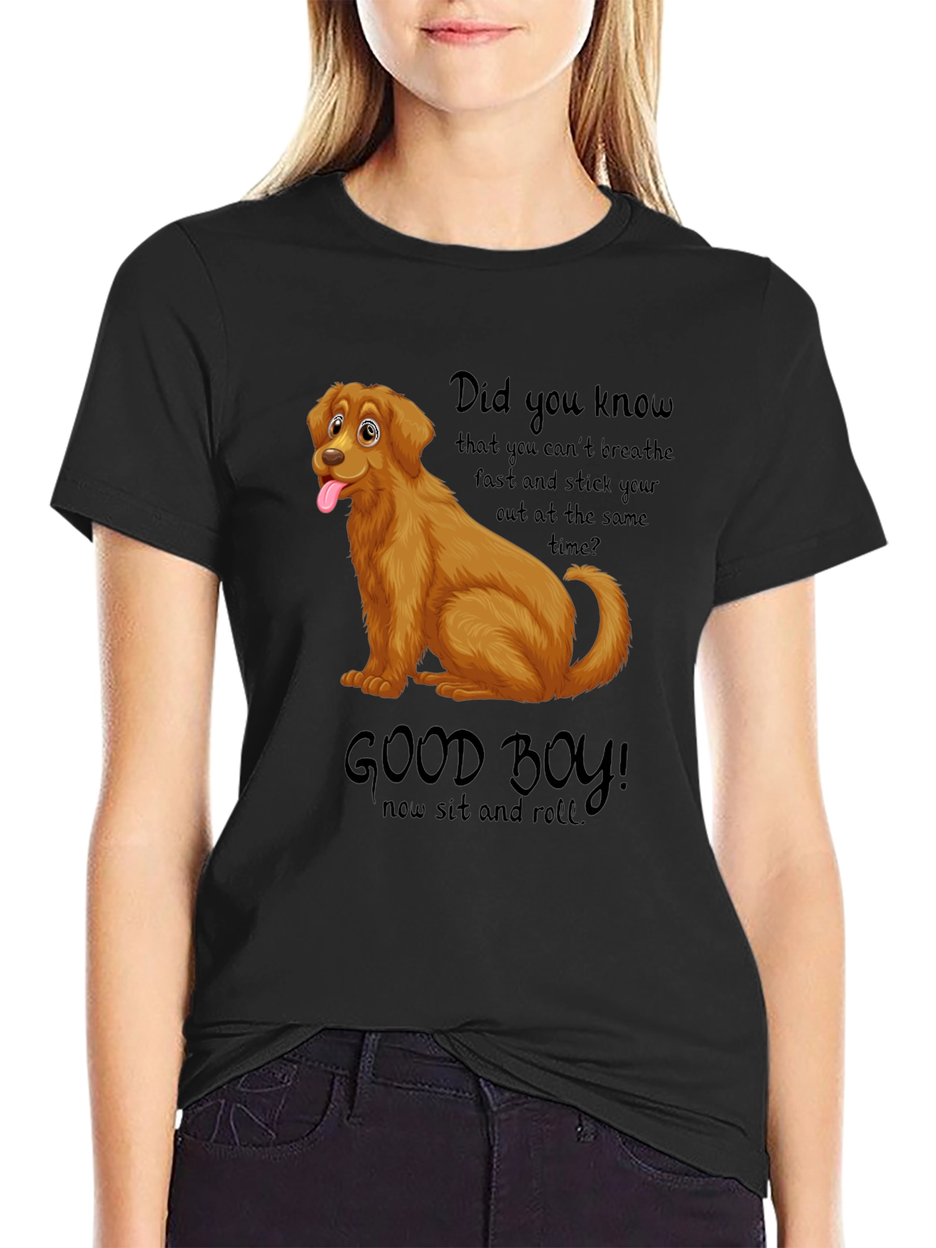 Funny Dog T-Shirt Good Boy Design