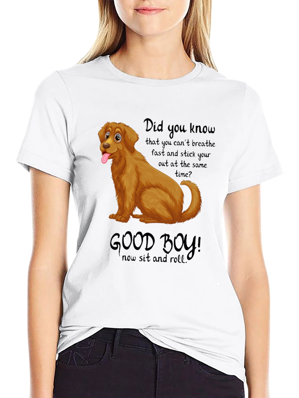 Funny Dog T-Shirt Good Boy Design