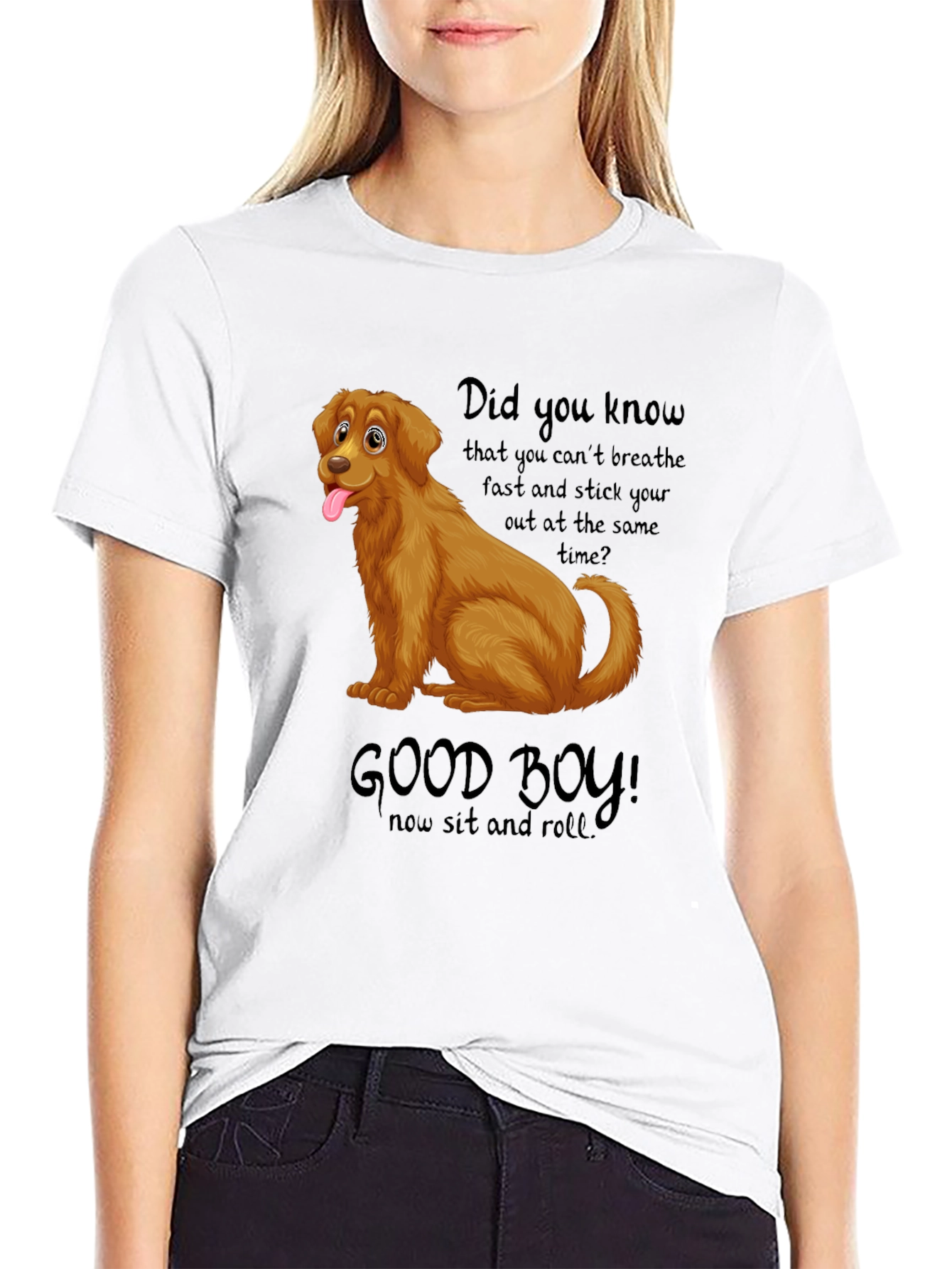 Funny Dog T-Shirt Good Boy Design