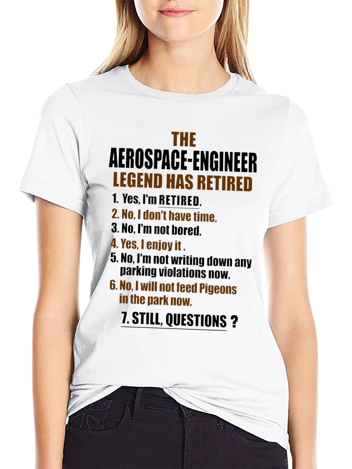 Retired Aerospace Engineer Graphic T-Shirt