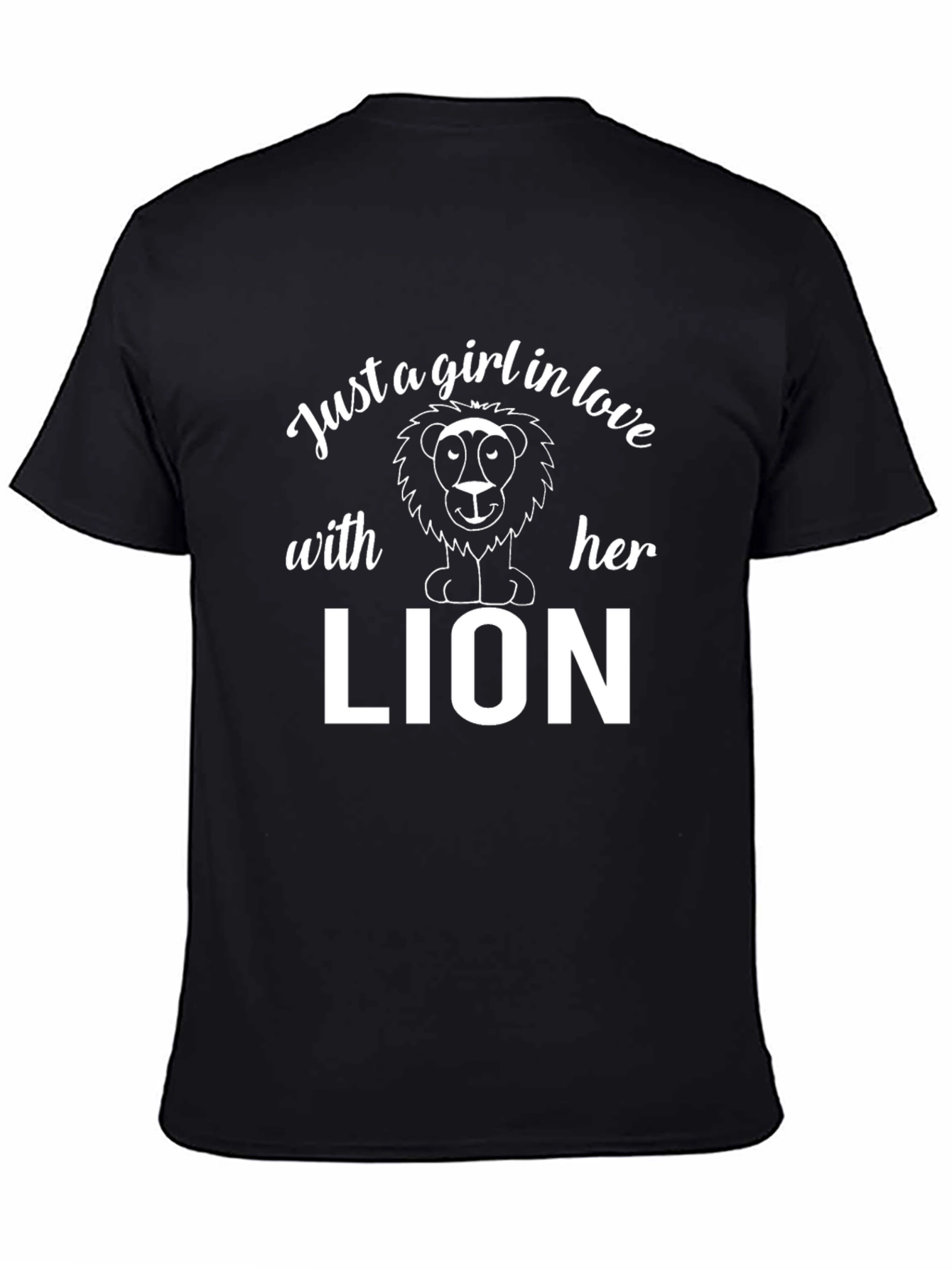Just A Girl In Love With Her Lion T-Shirt