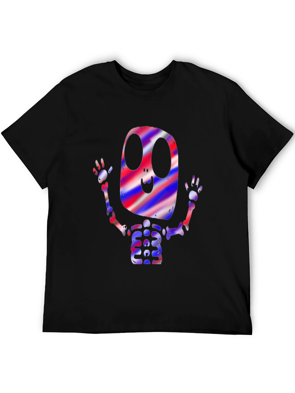 Spooky Skeleton Graphic Tee - Halloween Ready!