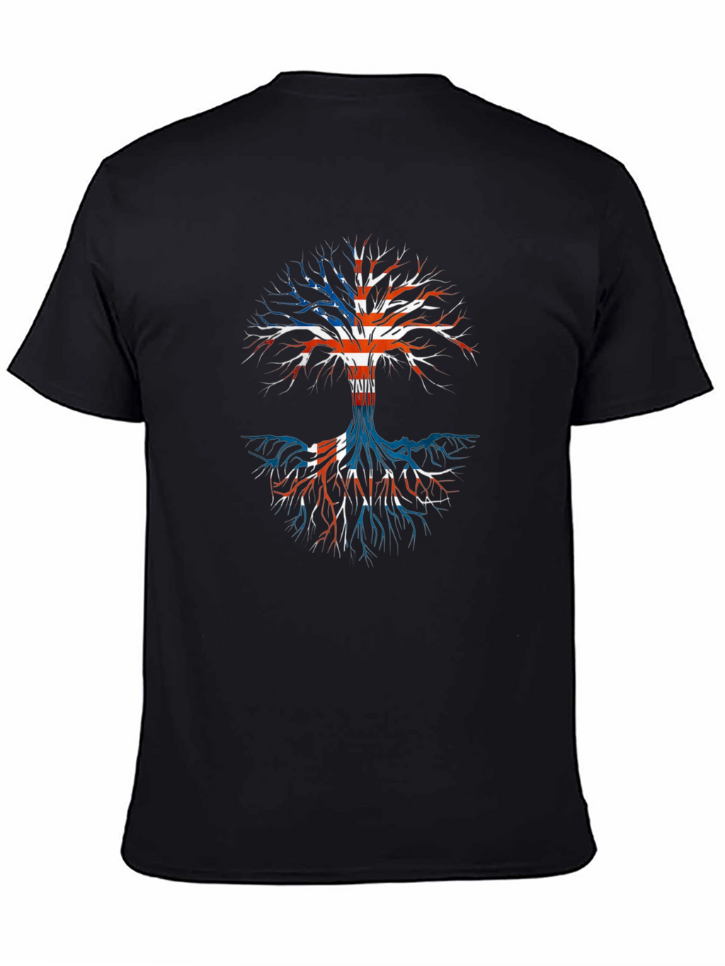 Union Jack Tree Black T-Shirt