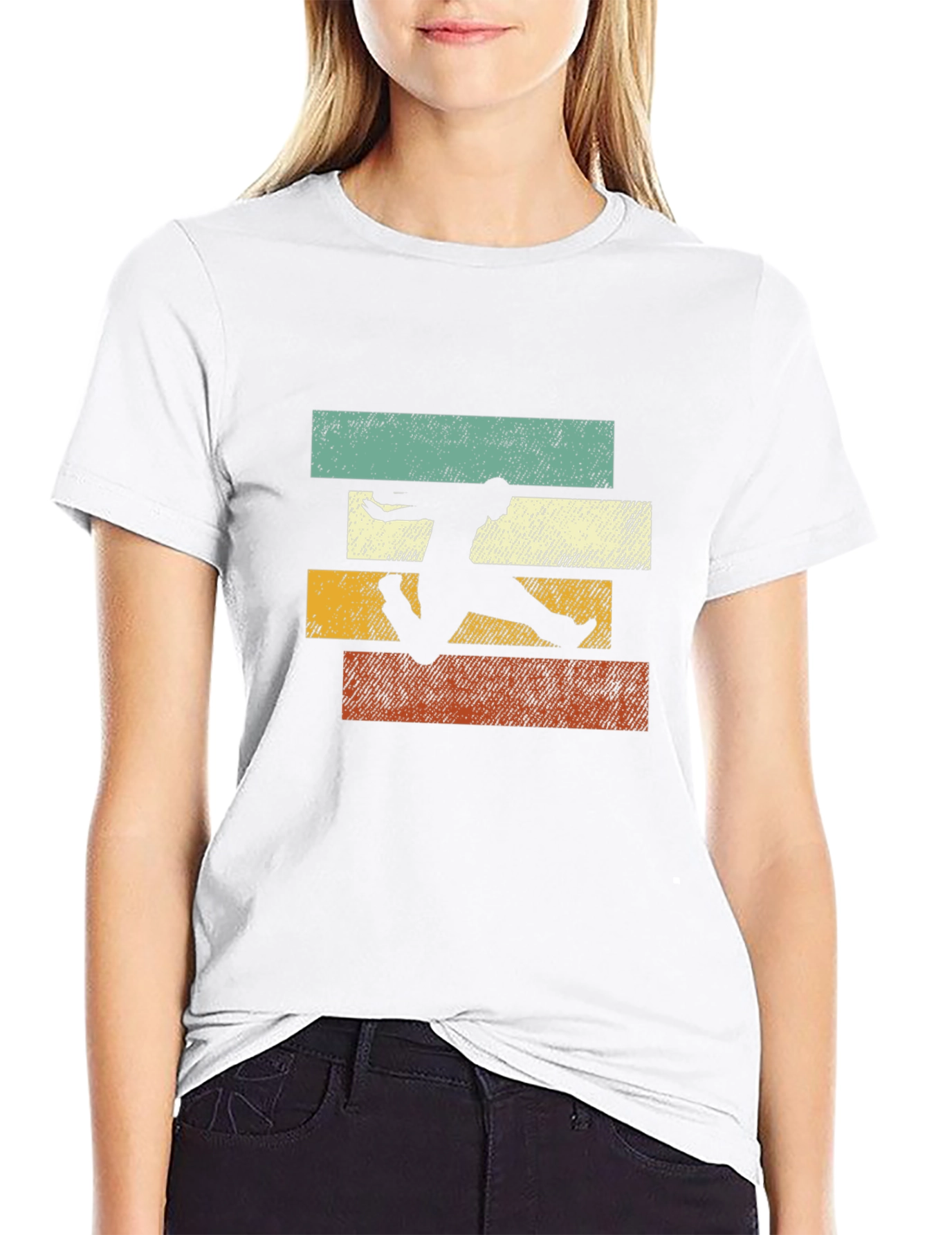 Retro Style Athlete Graphic T-Shirt