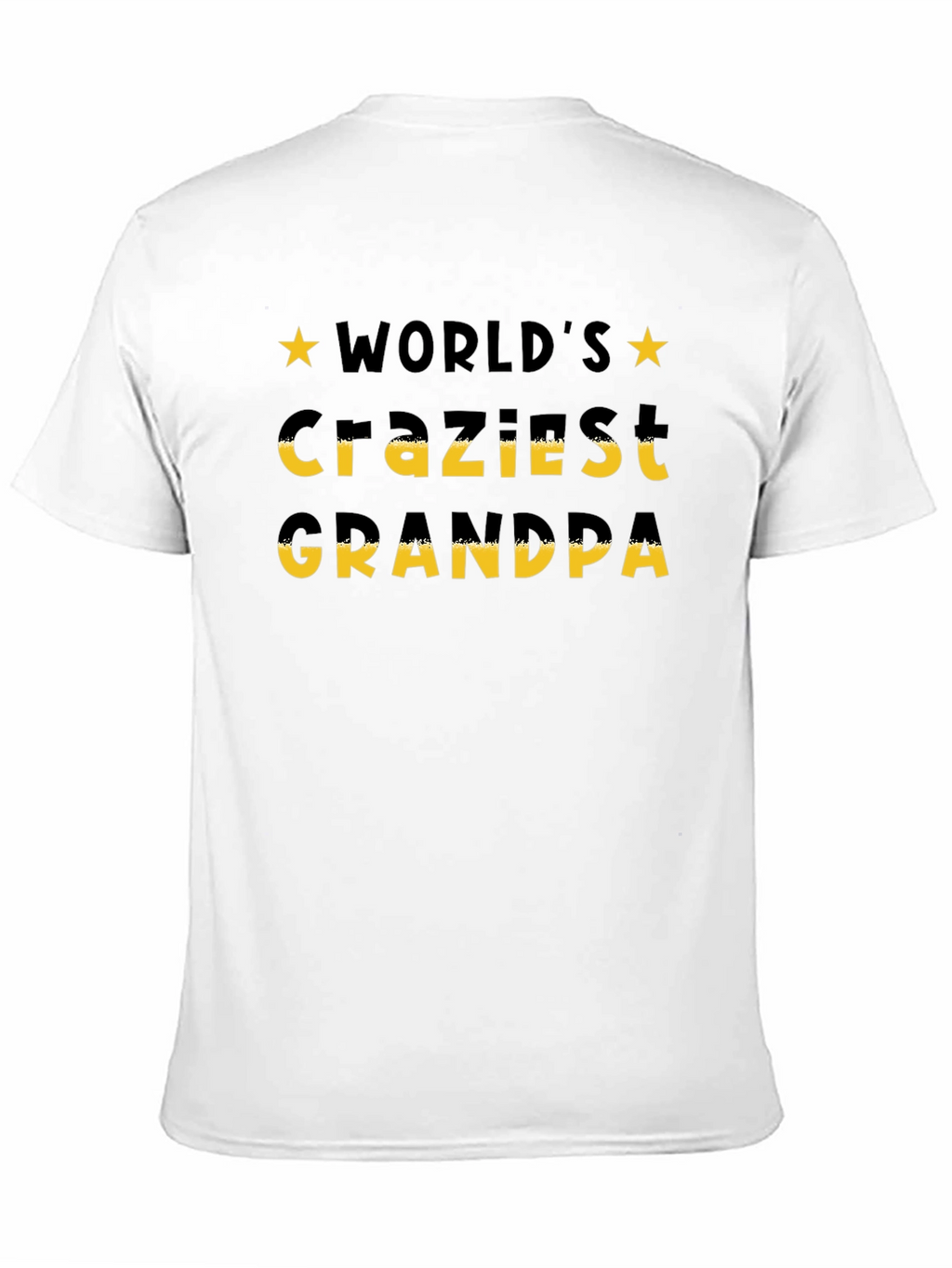 Worlds Craziest Grandpa T-Shirt - Black