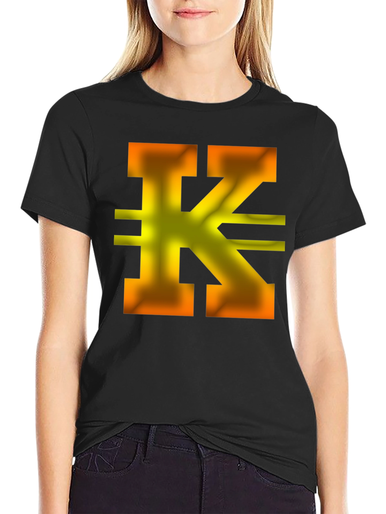 Letter K Graphic T-Shirt - Stylish and Unique