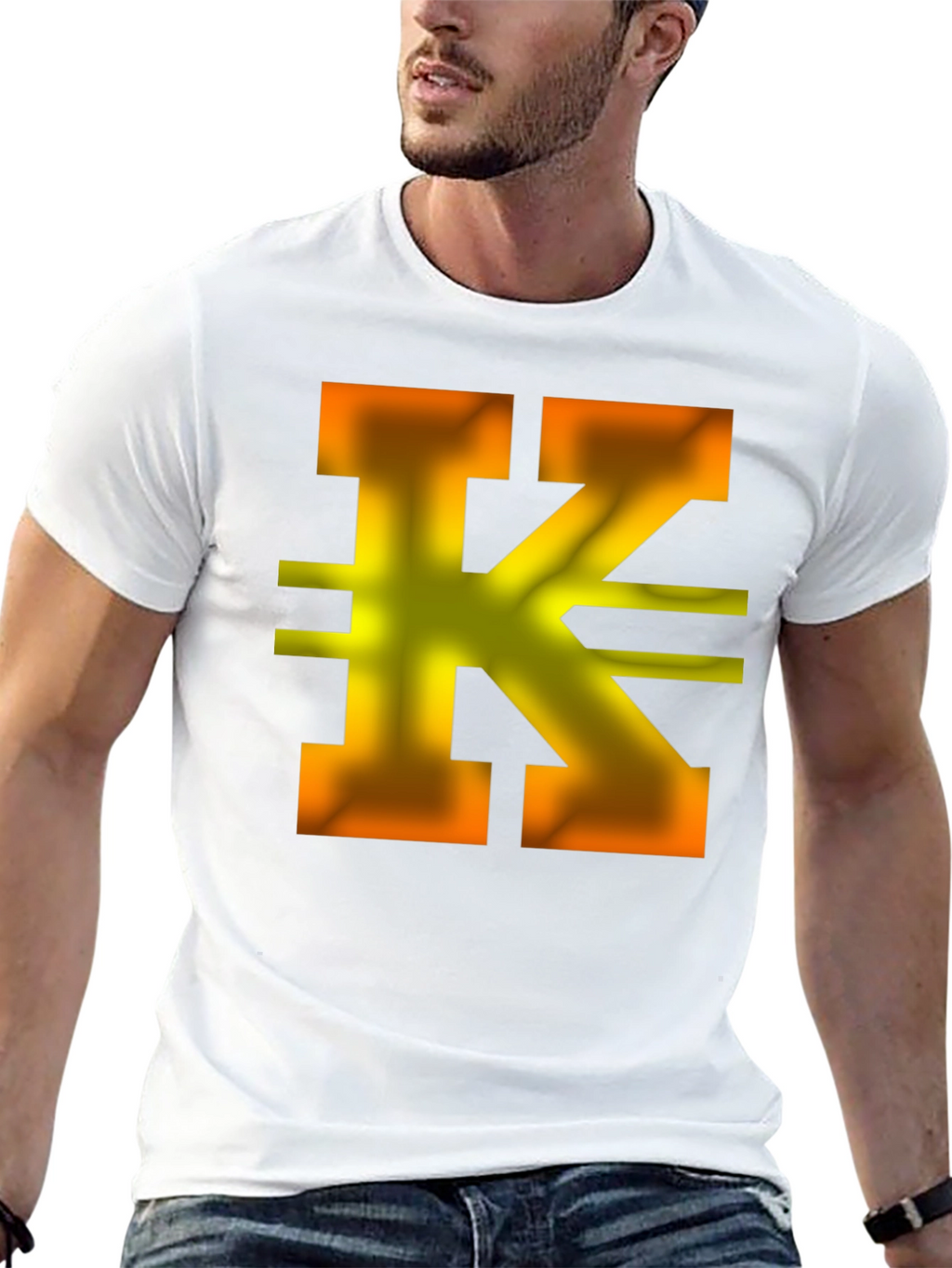 Letter K Graphic T-Shirt - Stylish and Unique