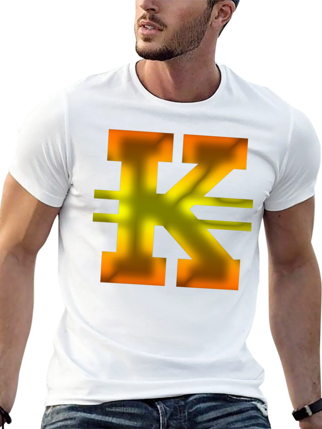 Letter K Graphic T-Shirt - Stylish and Unique
