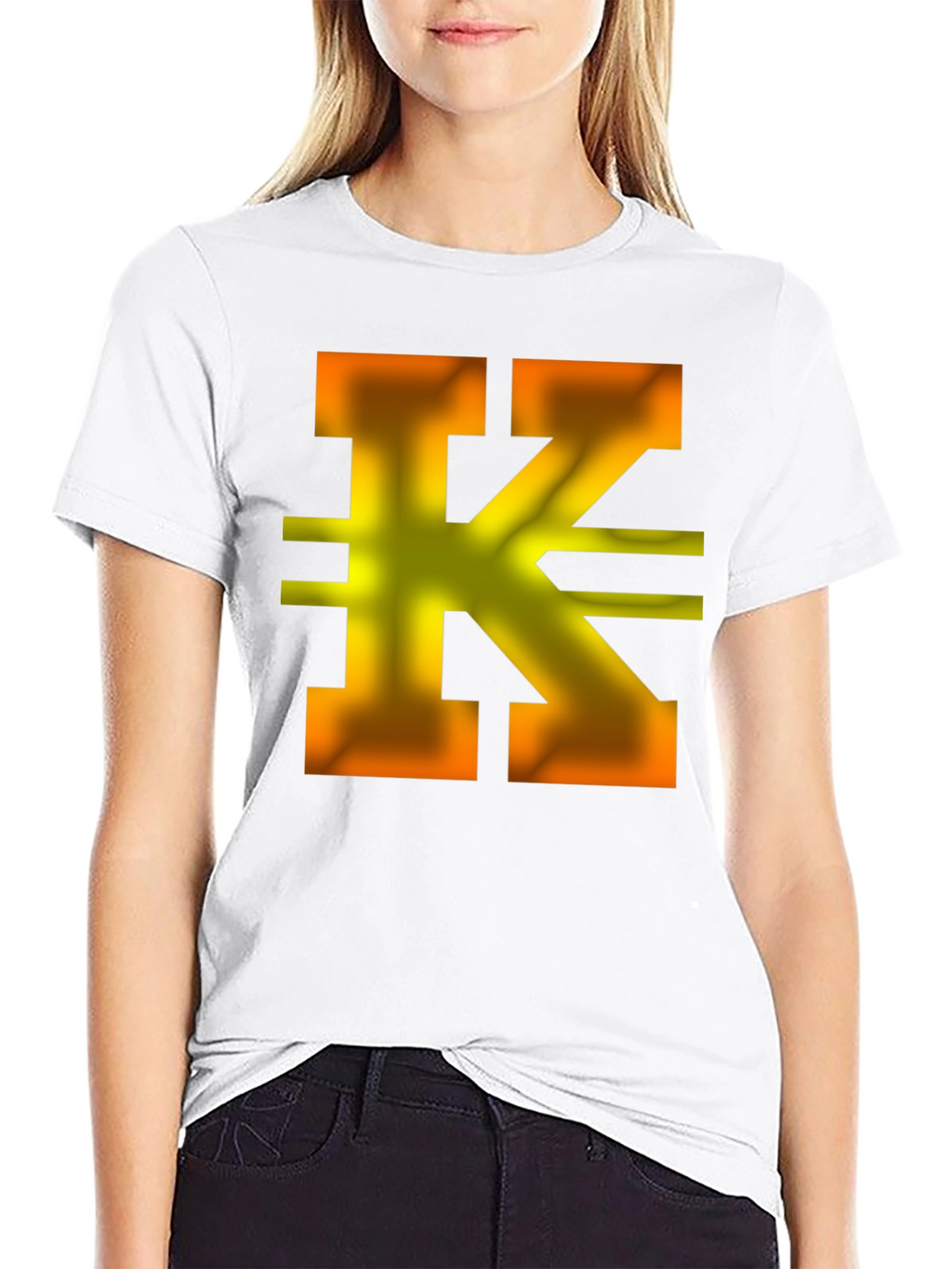 Letter K Graphic T-Shirt - Stylish and Unique