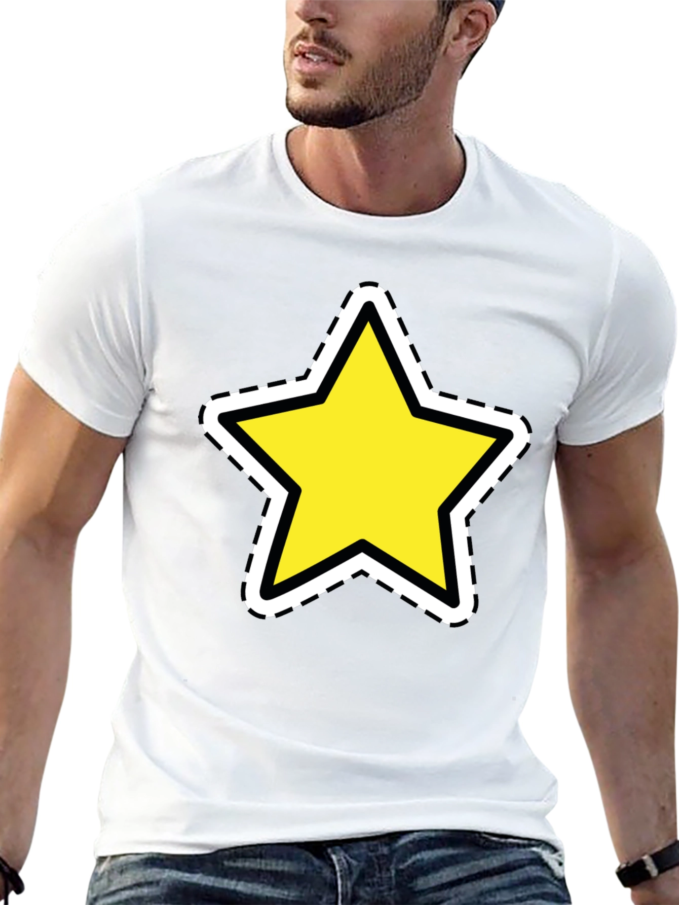Star Graphic Black T-Shirt