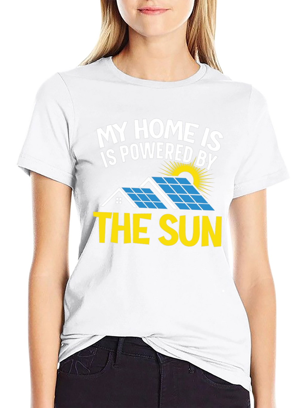 Solar Powered Home T-Shirt - Eco Friendly