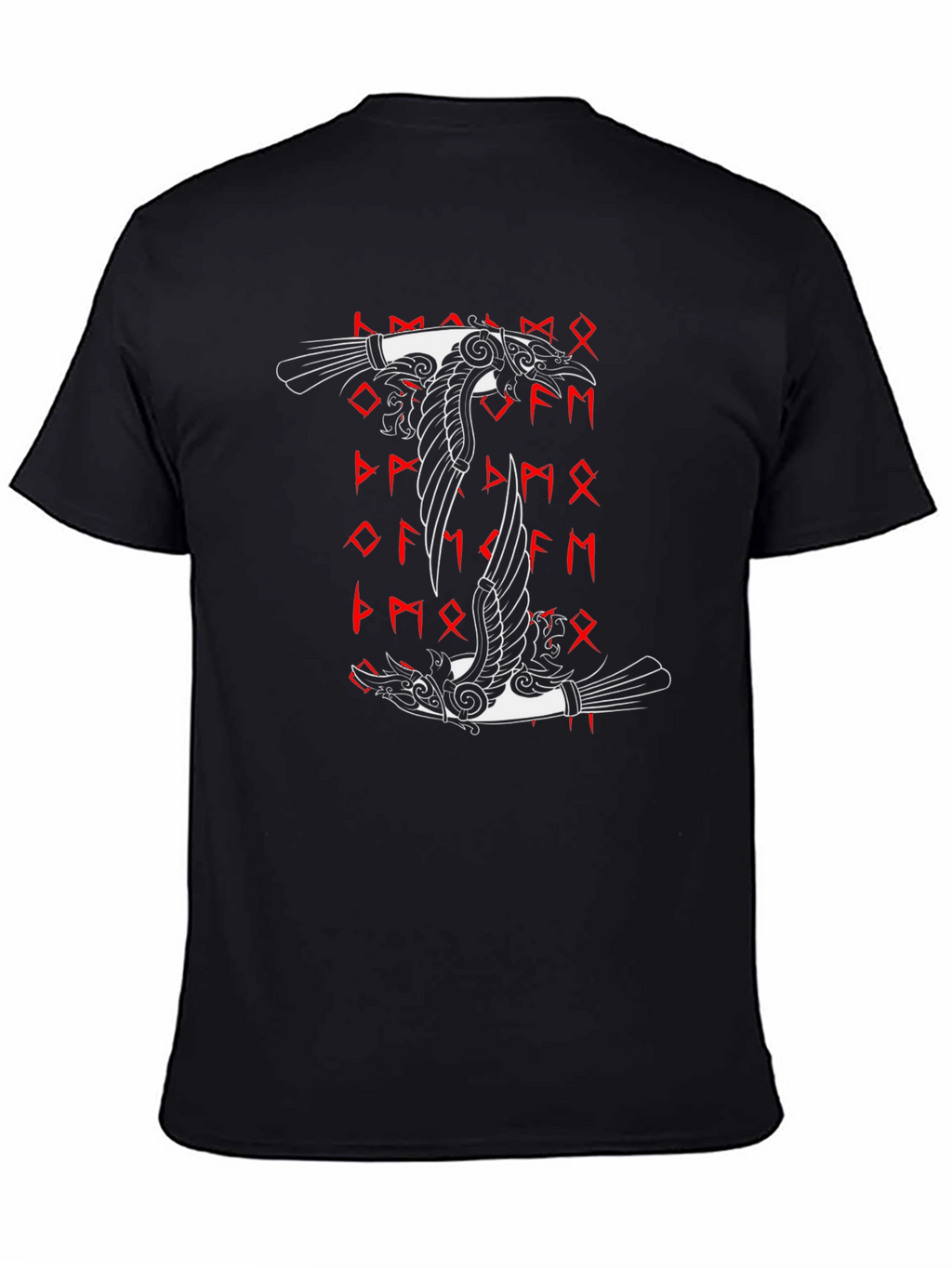 Viking Raven T-Shirt Norse Mythology Odin Ravens