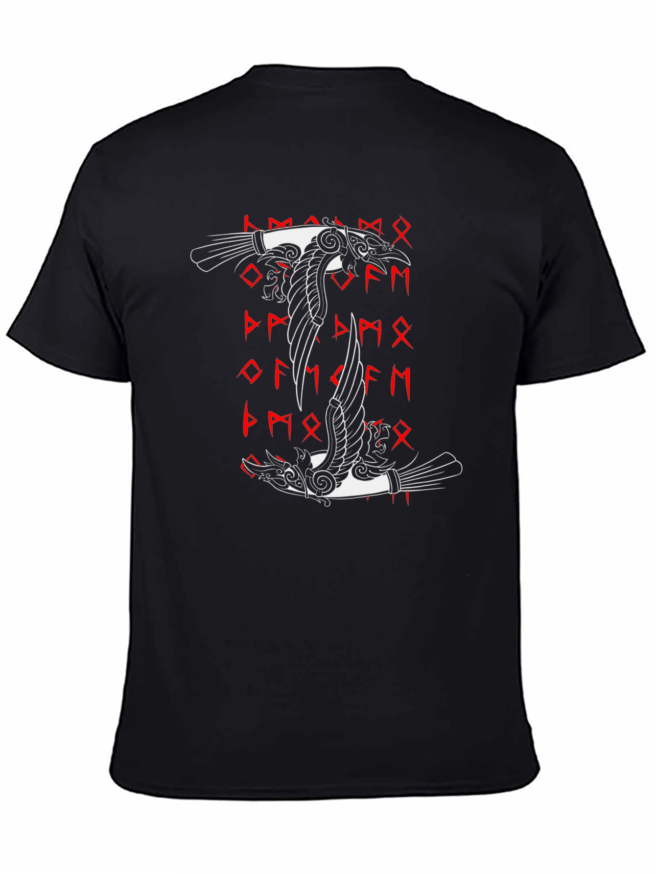 Viking Raven T-Shirt Norse Mythology Odin Ravens
