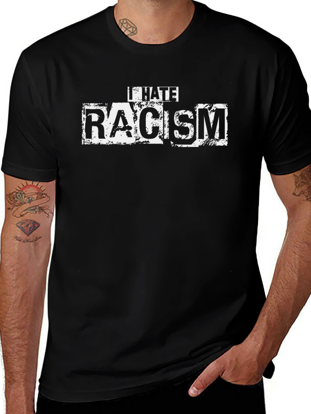 I Hate Racism T-Shirt - Anti-Discrimination Tee