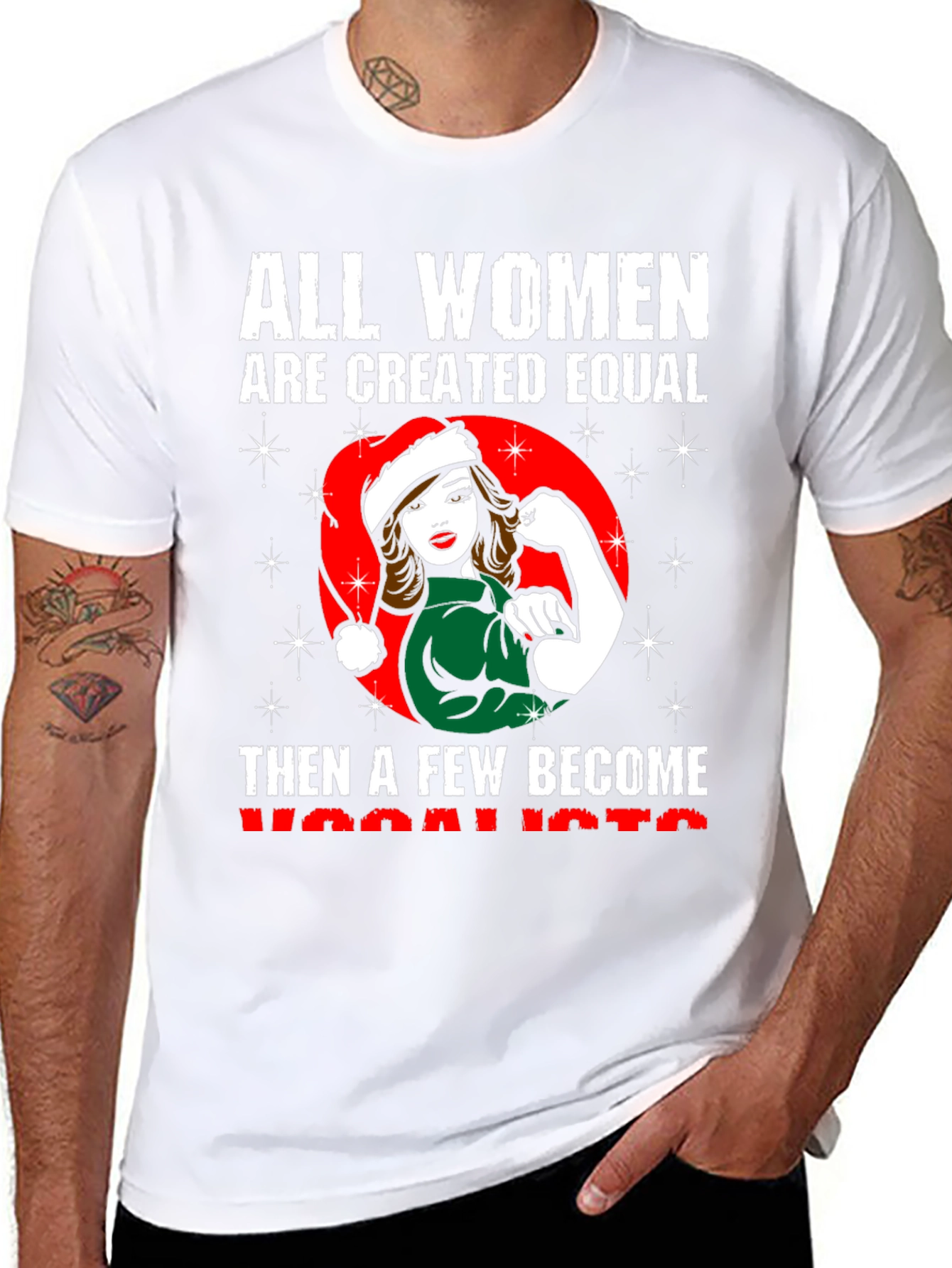 Feminist Vocalist T-Shirt - All Women Are Created Equal