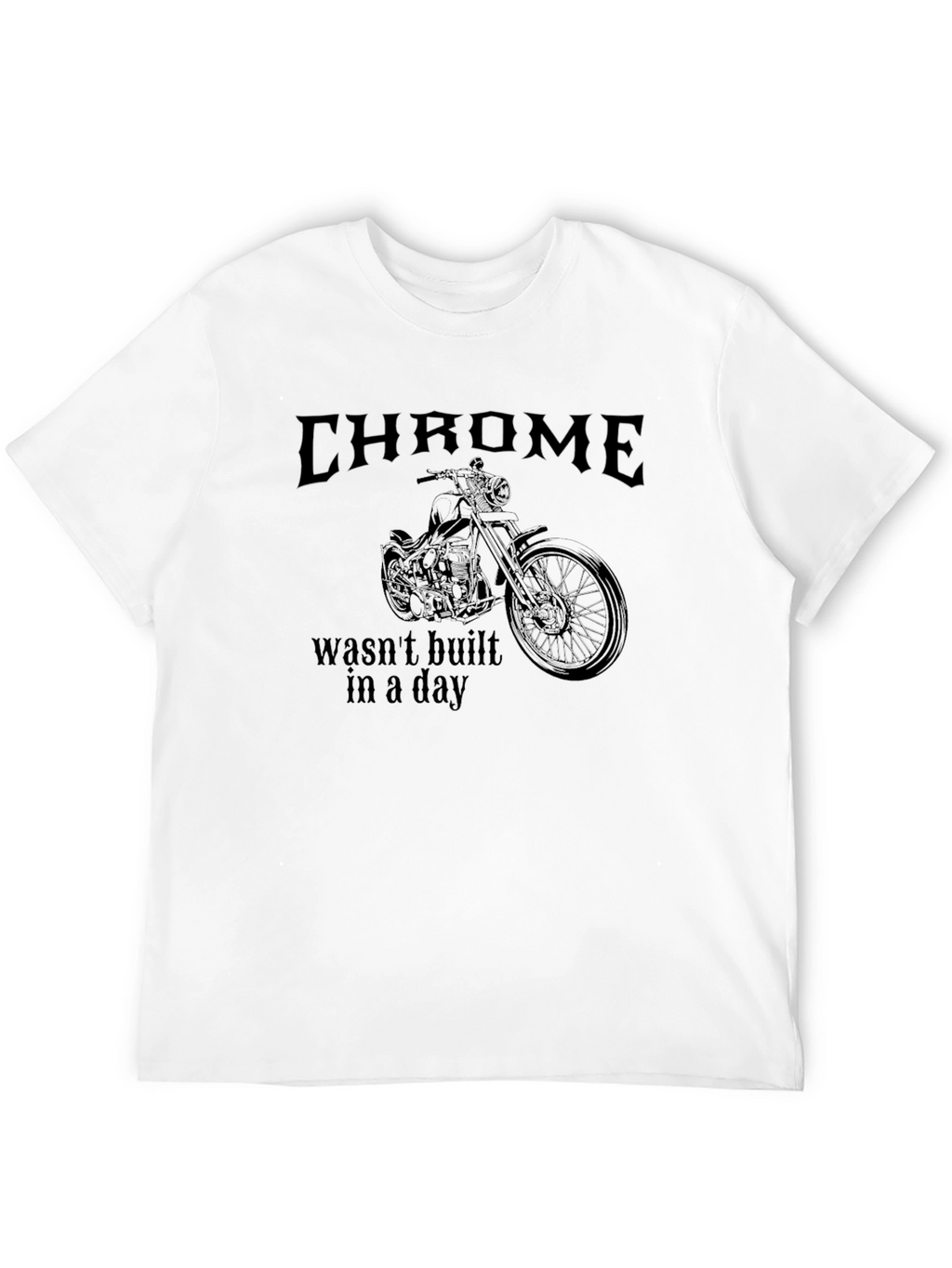 Chrome Motorcycle Graphic T-Shirt