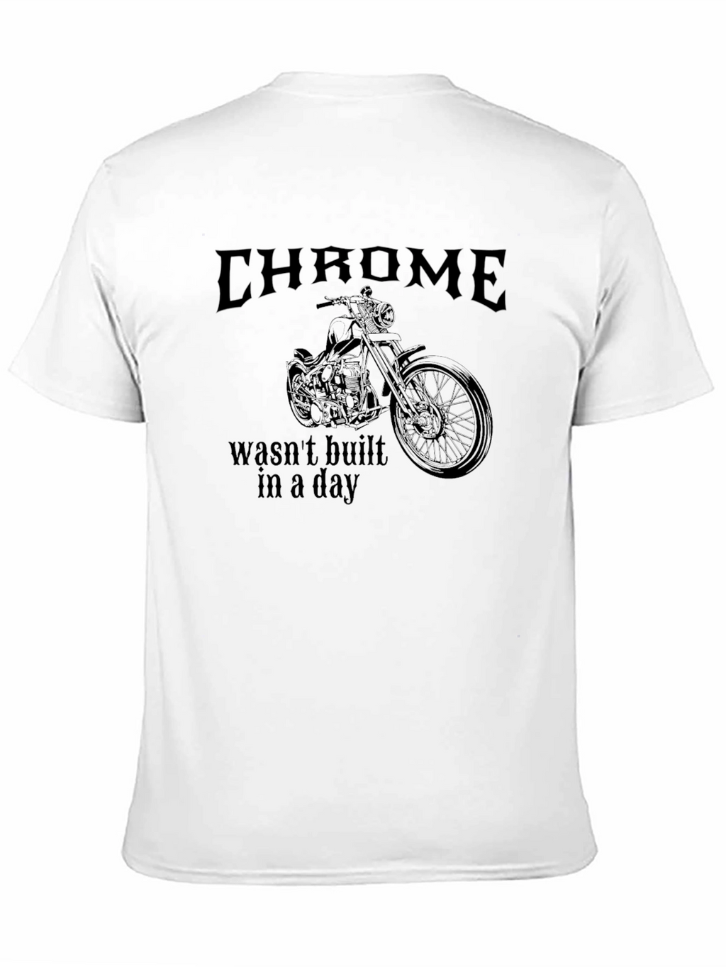 Chrome Motorcycle Graphic T-Shirt