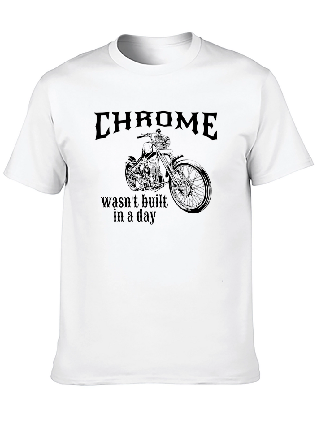 Chrome Motorcycle Graphic T-Shirt