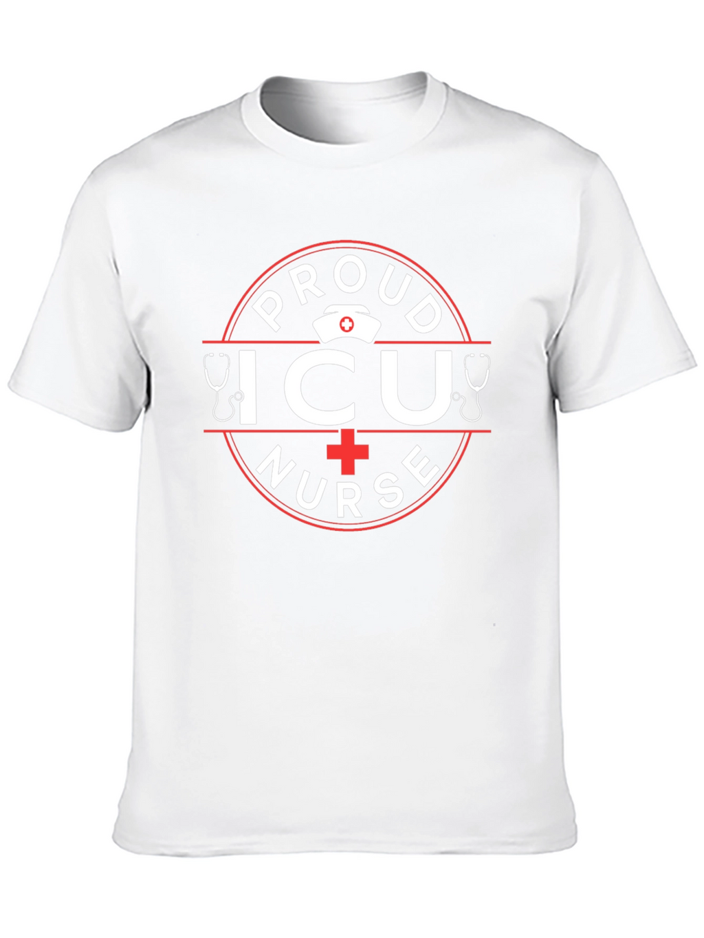 Proud ICU Nurse T-Shirt - Black