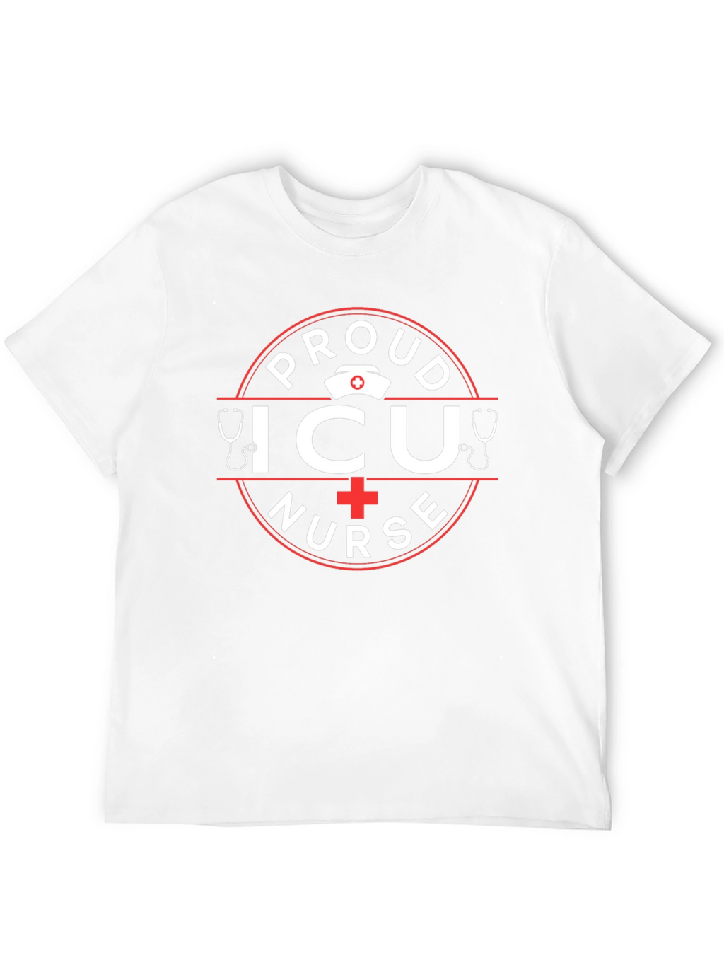 Proud ICU Nurse T-Shirt - Black