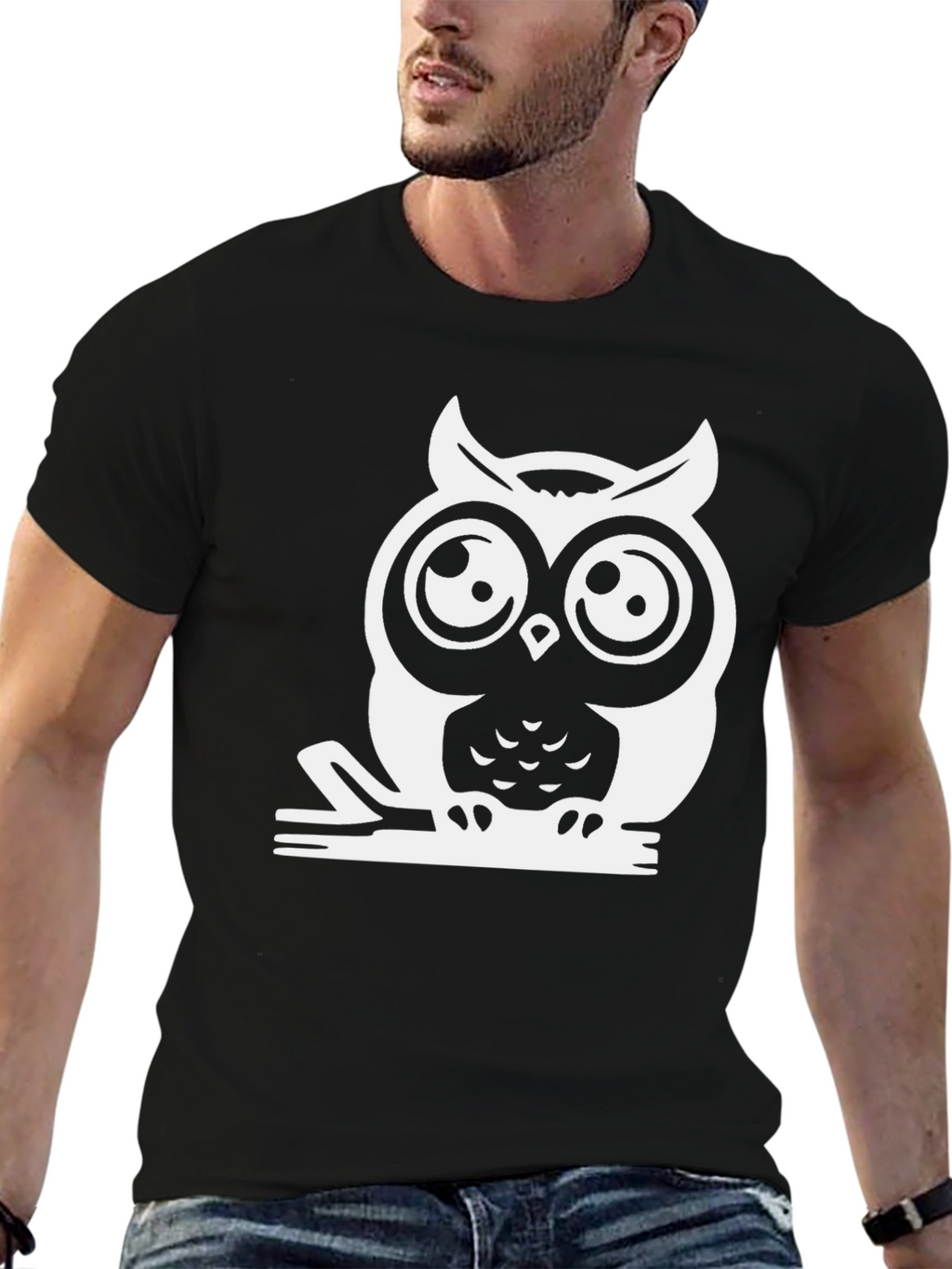 Owl Graphic Tee - Unique Bird Lover Design