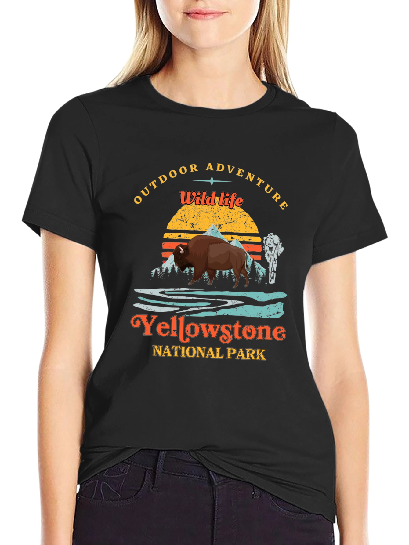 Yellowstone National Park Outdoor Adventure T-Shirt