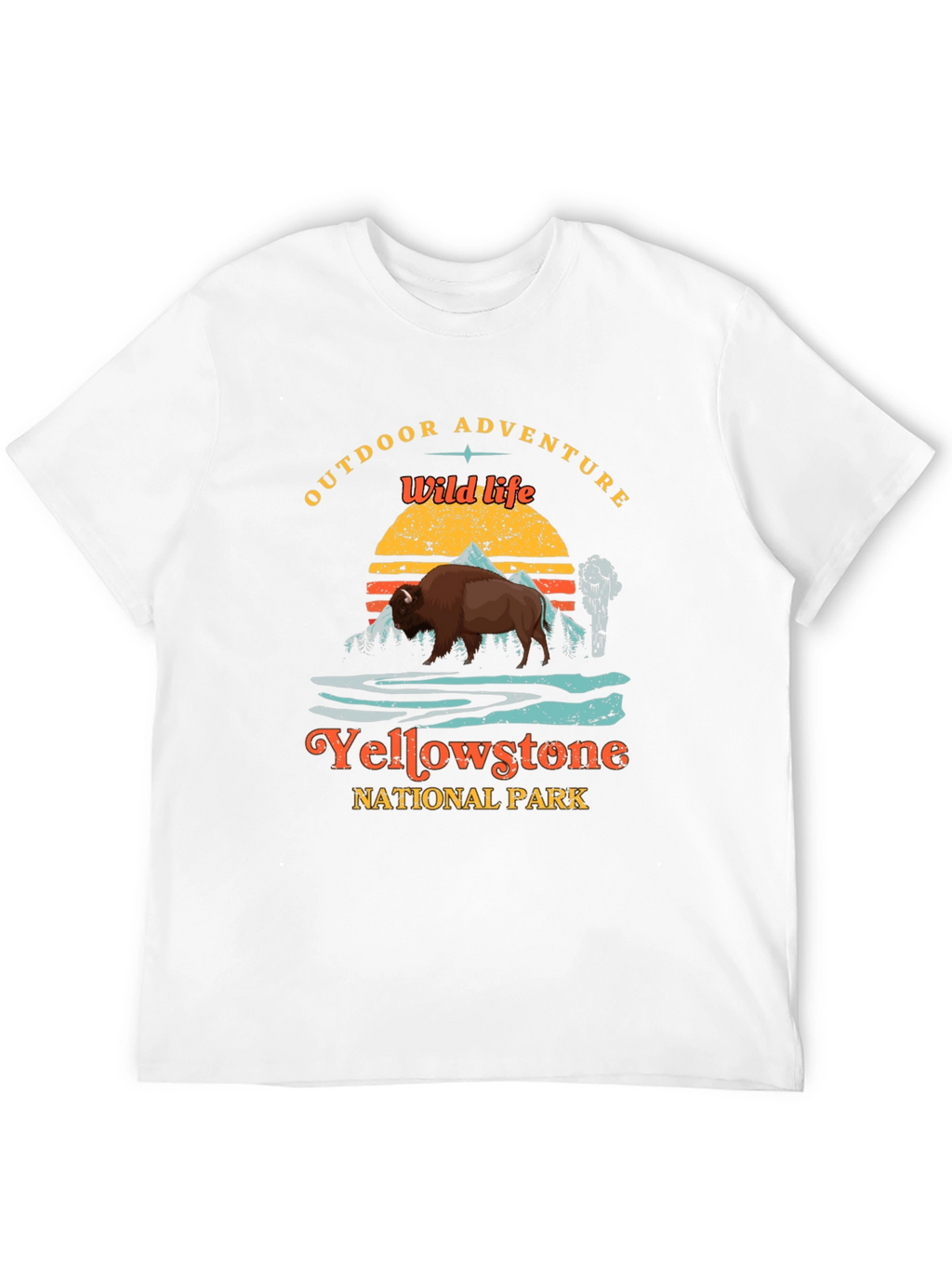 Yellowstone National Park Outdoor Adventure T-Shirt