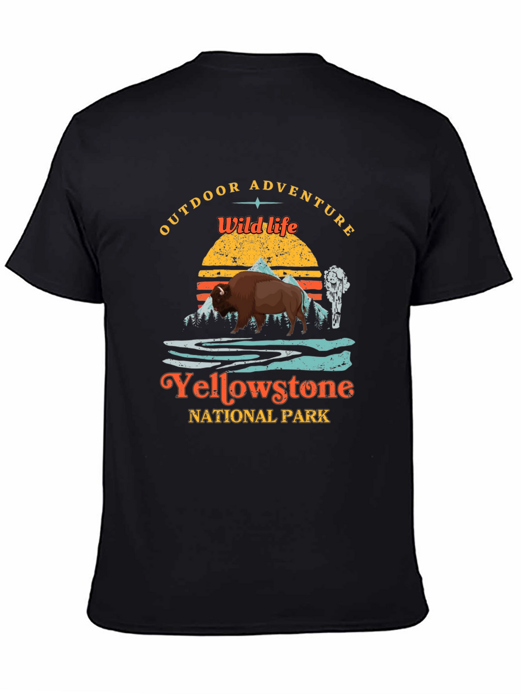 Yellowstone National Park Outdoor Adventure T-Shirt