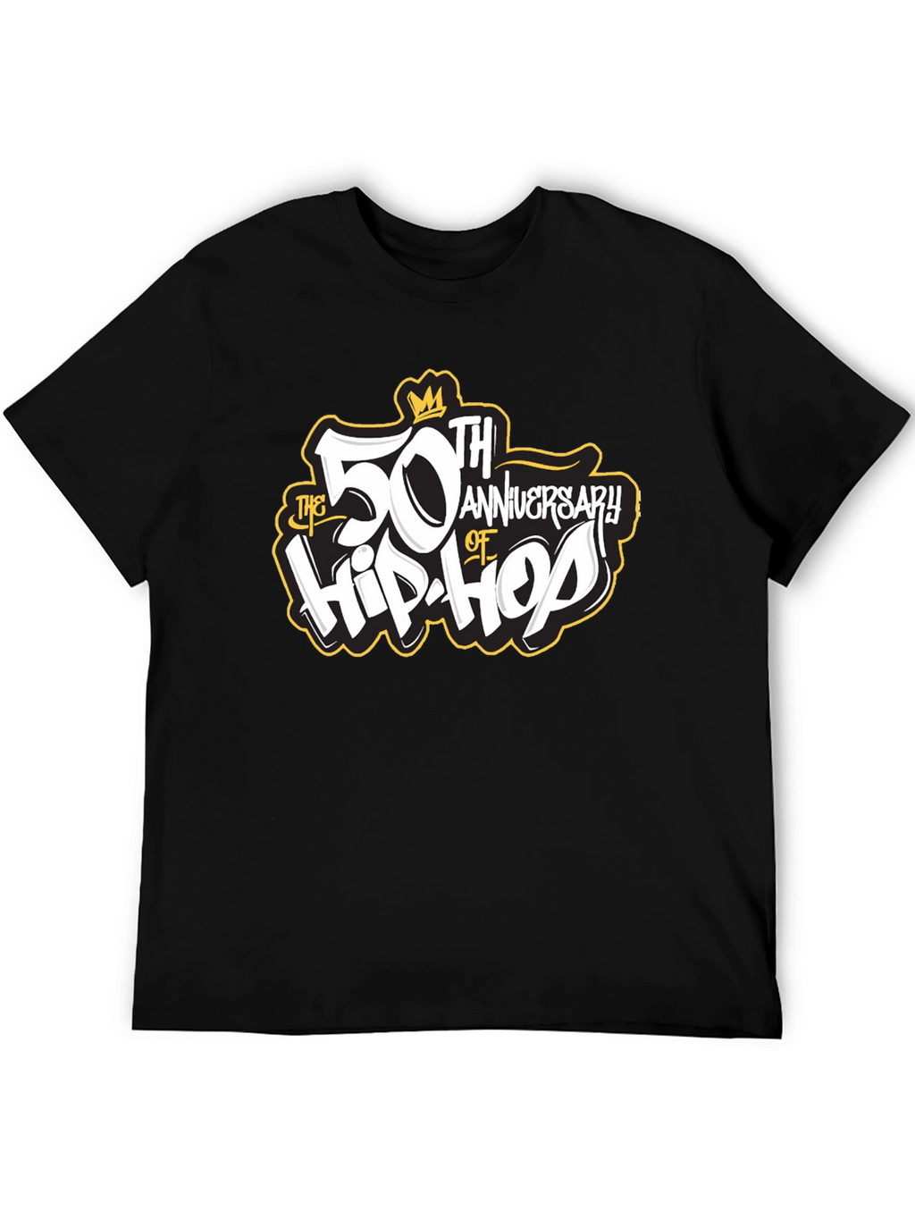 50th Anniversary of Hip-Hop Black T-Shirt